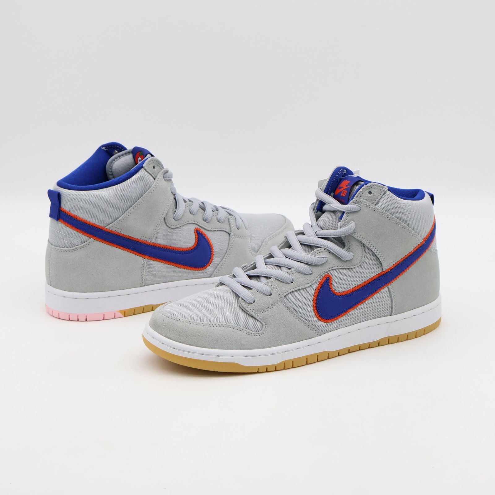 DH7155-001 Nike Dunk High SB New York Mets Rush Blue Team Orange Cloud Gray Gum