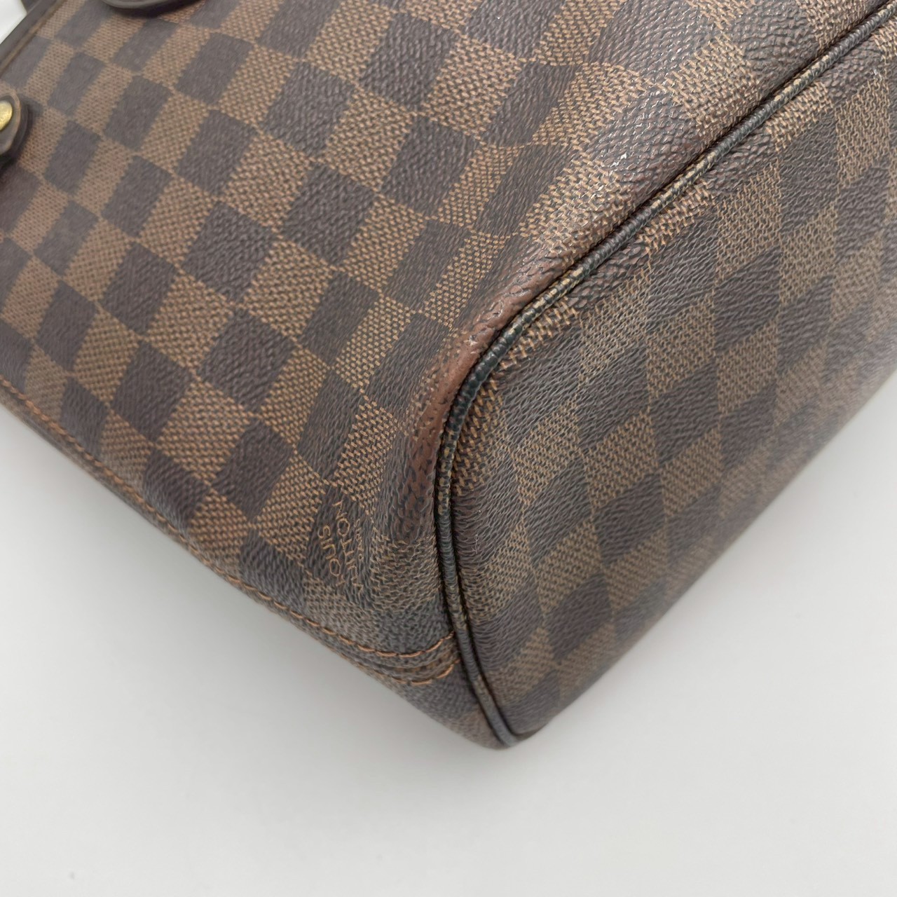 LOUIS VUITTON Damier Ebene Neverfull PM N51109 Tote Bag Brown Women’s 2467