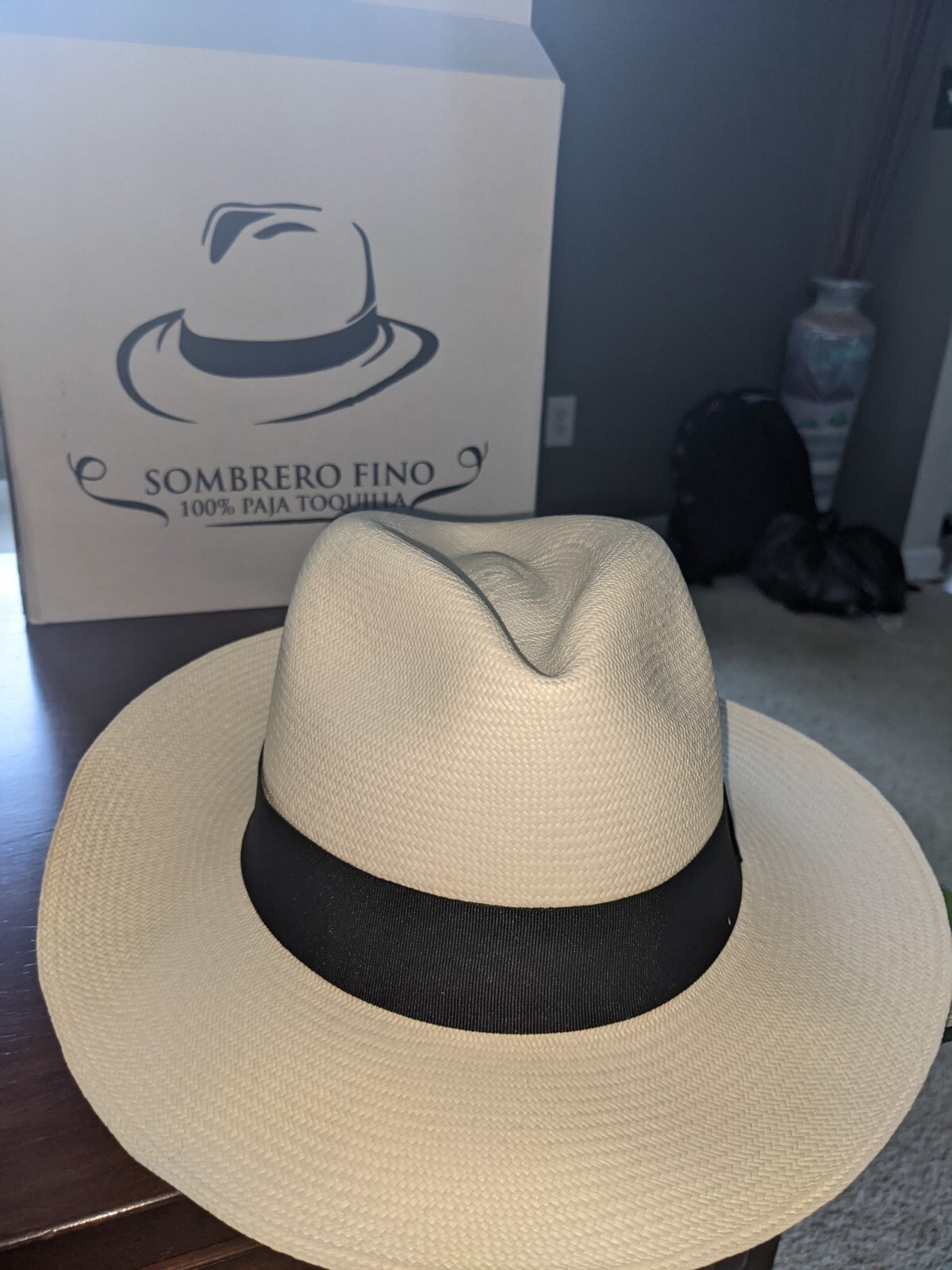 MONTECRISTI Panama Hat FEDORA 100% TOQUILLA Straw HANDWOVEN. All Sizes.