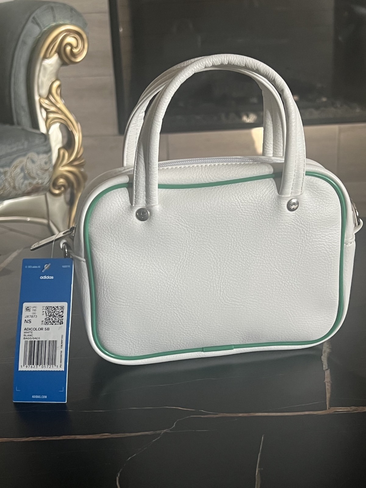 adidas Original Adicolor XS White Blanc Bags/ Sacs JX7873