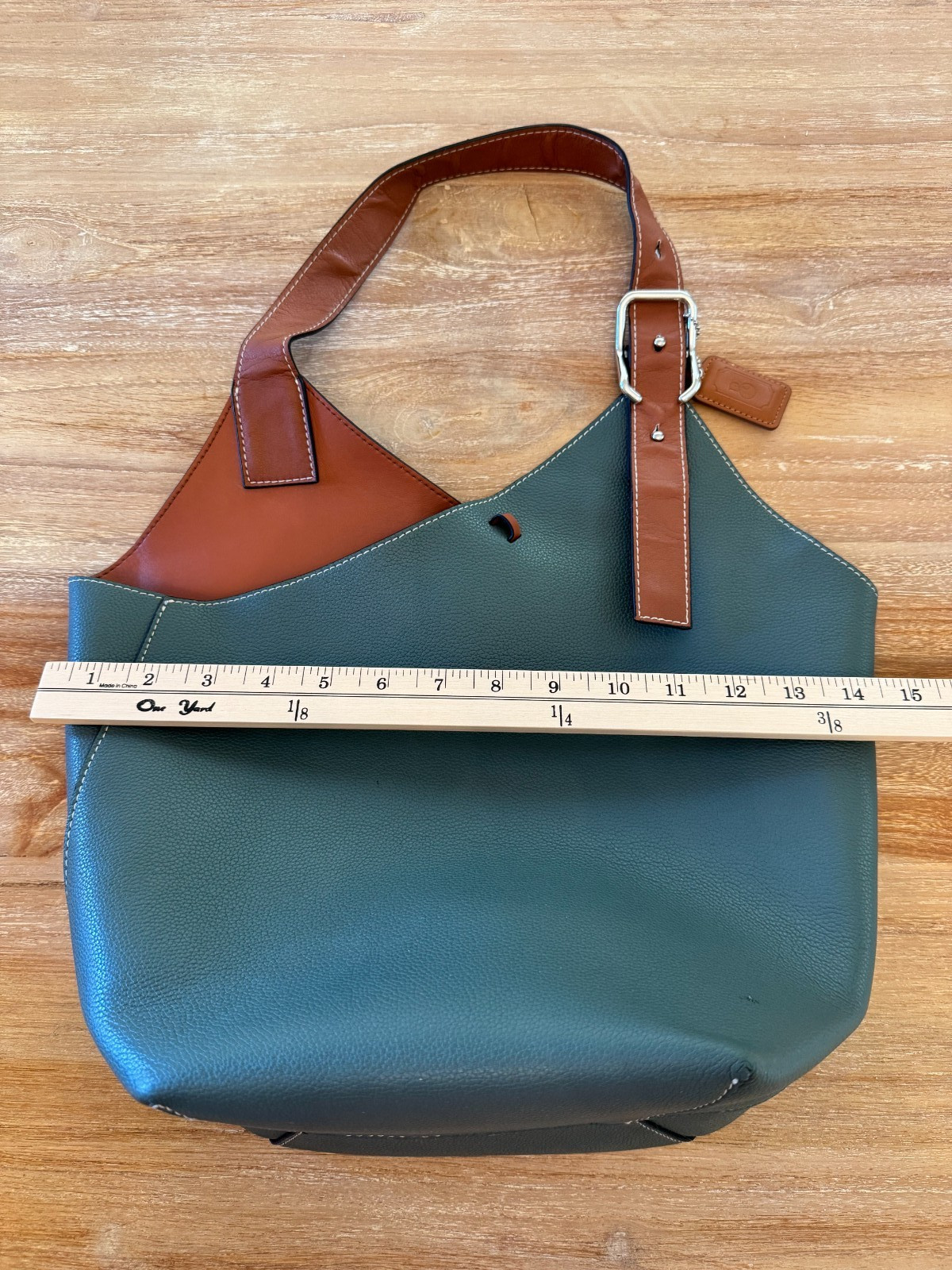 Maison de Beauté Marseille Cholet Leather Tote Bundle w/ Canvas Pouch – Celeste