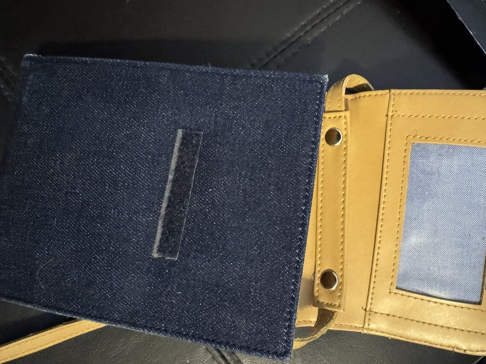 Denim Easy Spirit Crossbody Flat Purse
