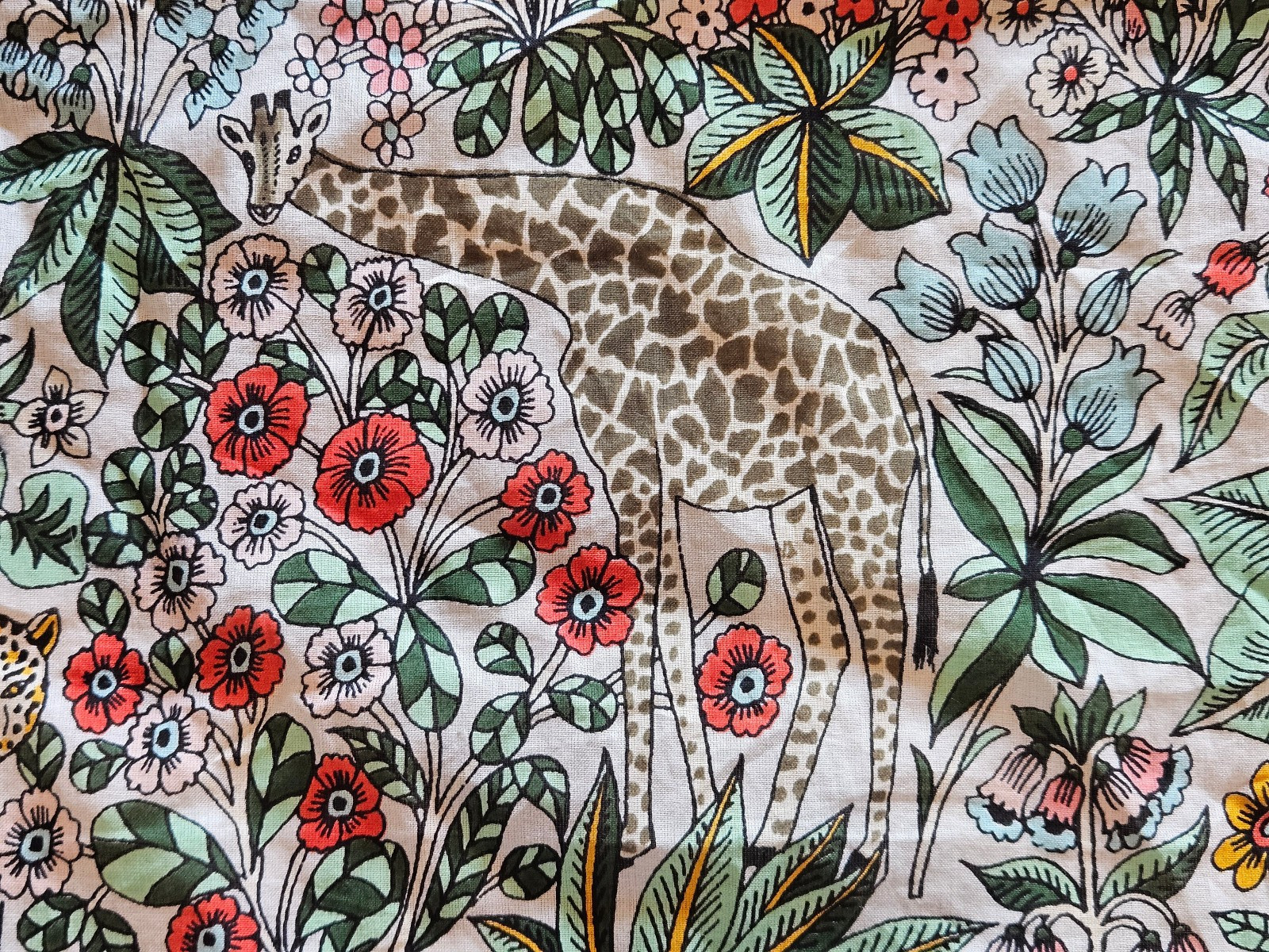 TALBOTS New with Tag Animal Print 100% Cotton Scarf 21”X 22″