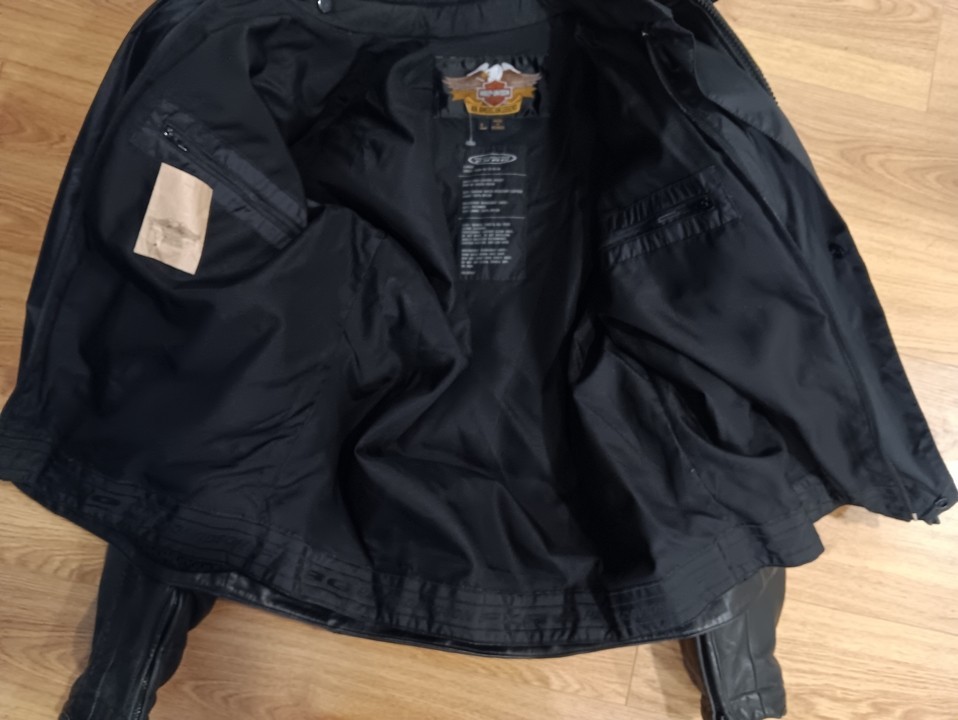 Harley Davidson LARGE FXRG Leather Touring Jacket w FS Liner & Armor 98508-93VM