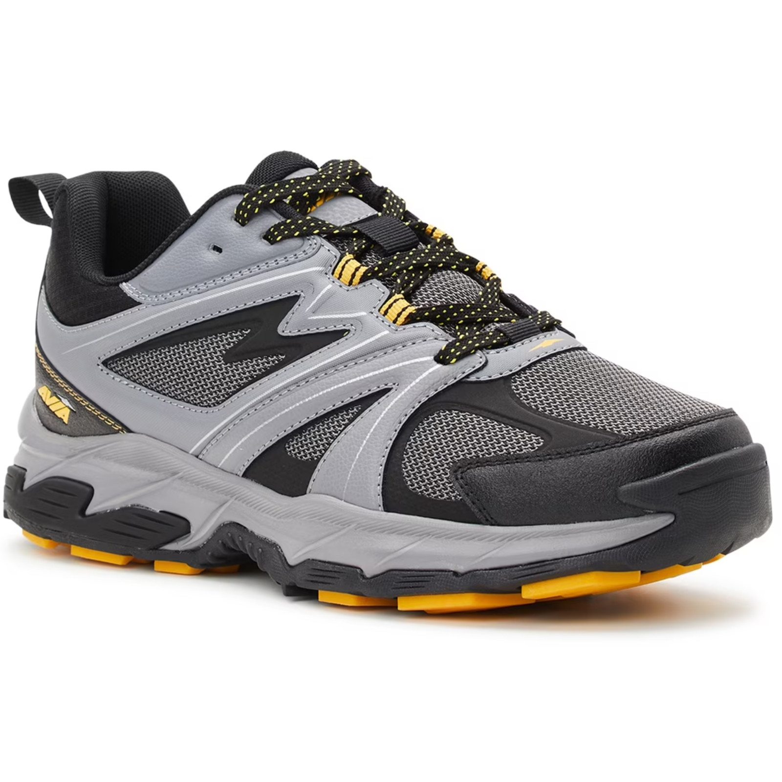 SALE! Avia Men’s Talus Rugged Walking Shoes, Comfort Cushion, Gray, Free Ship