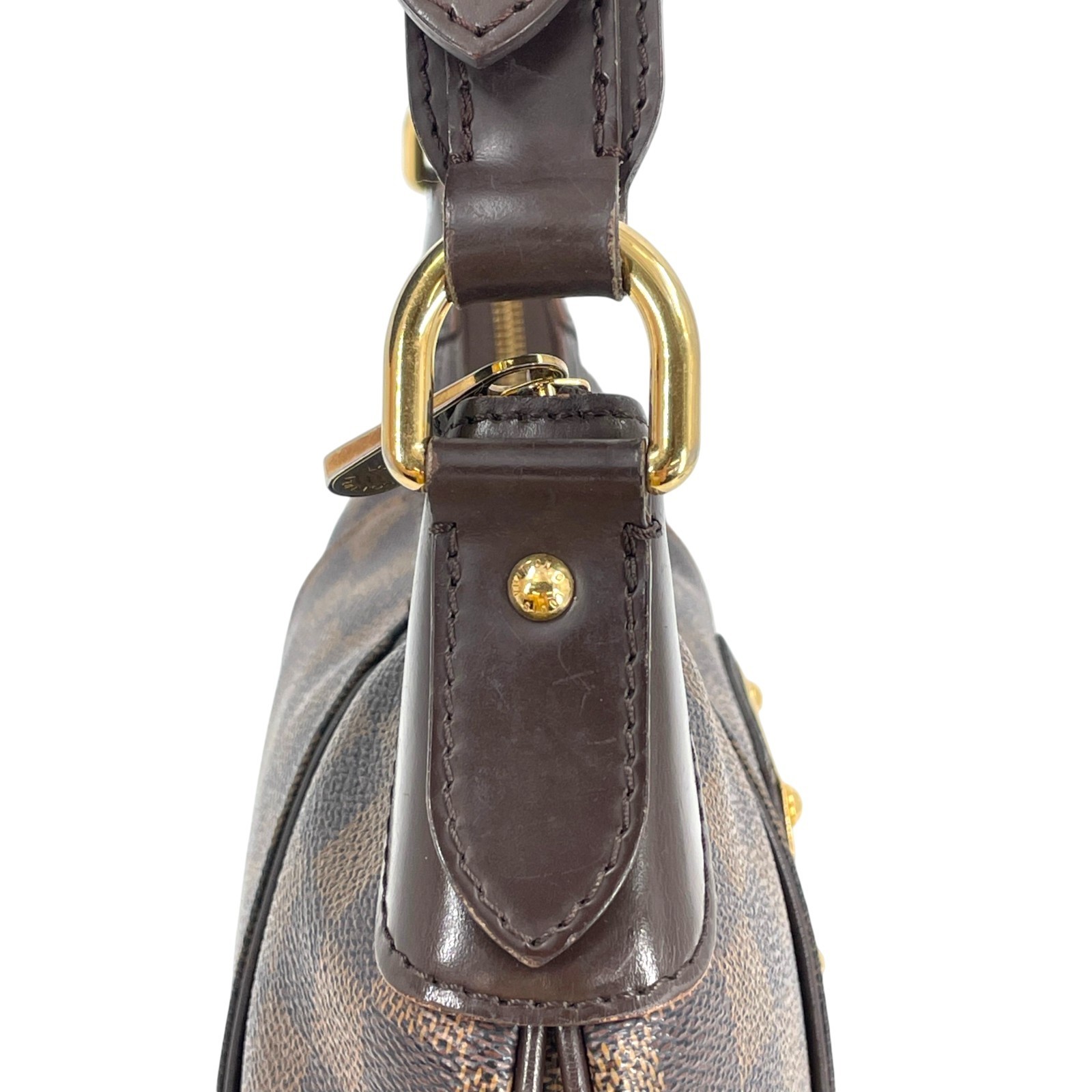 LOUIS VUITTON Thames PM Damier Ebene Canvas Brown Shoulder Bag N48180