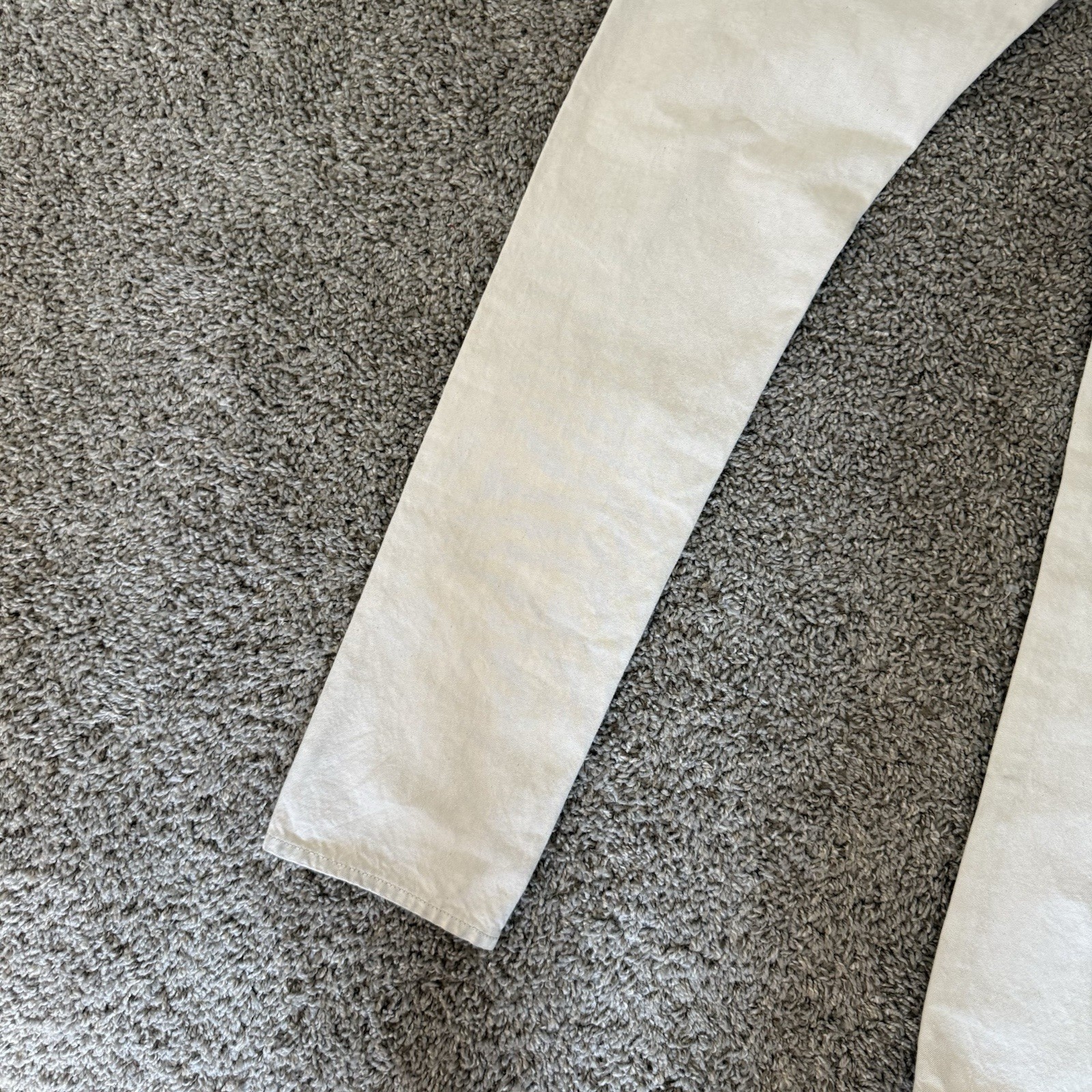 TODD SNYDER Selvedge Jeans Men’s SIZE 32X34 Slim Straight Fit Cream Casual