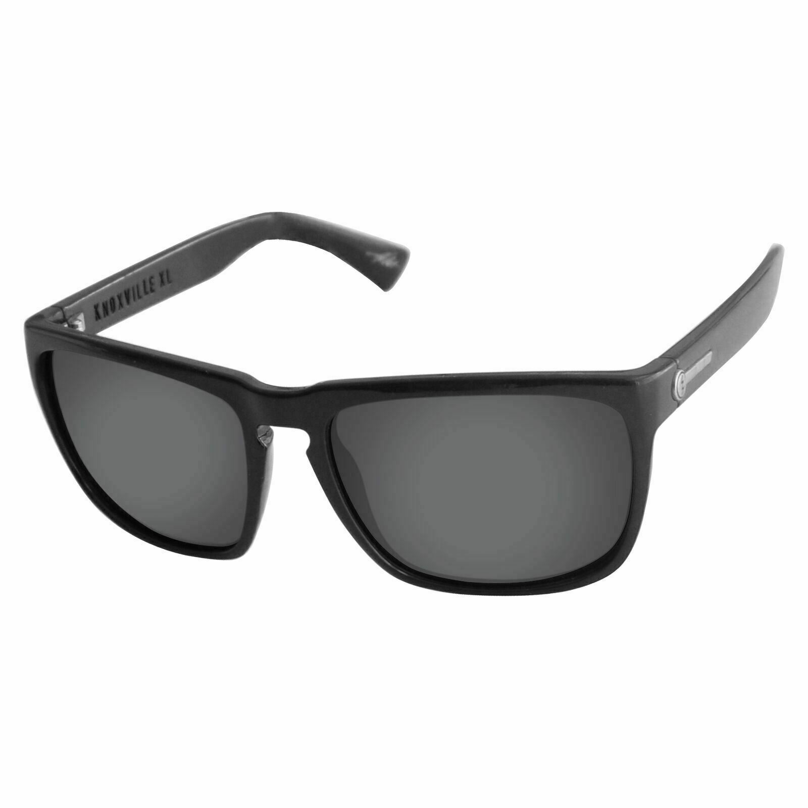Stealth Black Polarized Replacement Lenses For-Electric Knoxville XL Sunglasses