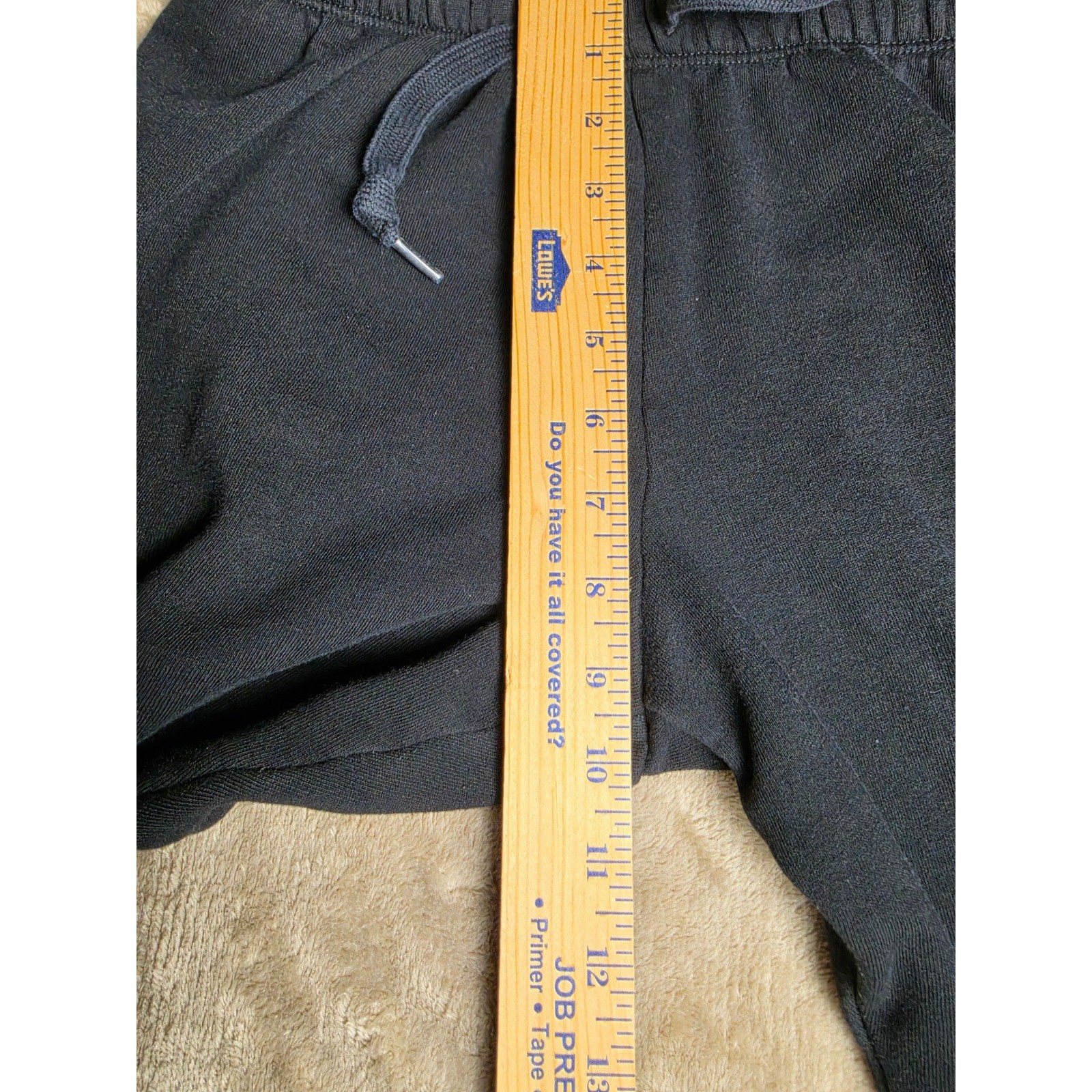 Victorias Secret PINK Womens Small Black Logo Jogger Sweatpants Fleece Lounge