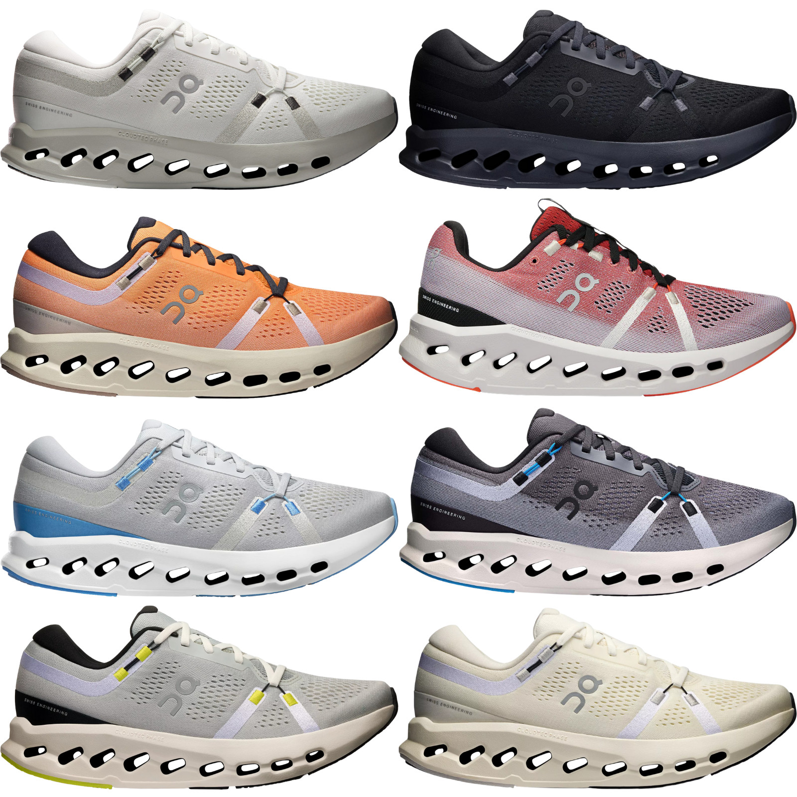 On Cloudsurfer 2 Men Running Shoe US Size 7-14 New Colors New in Box Athletic