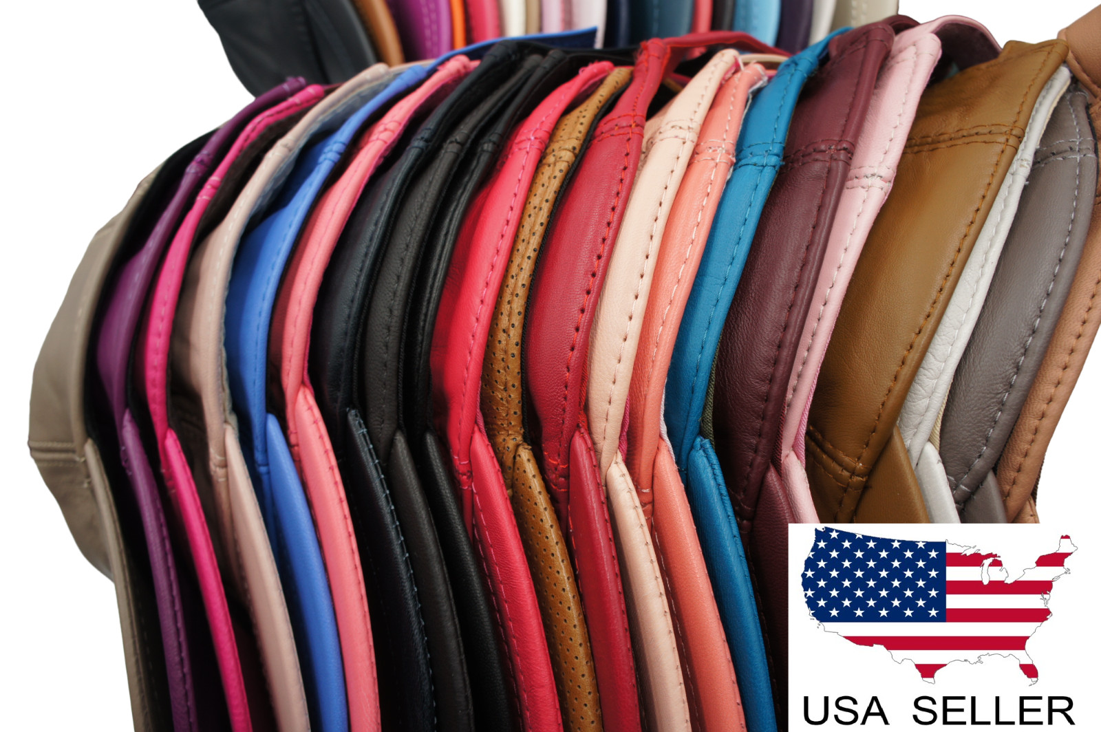 New 100% Real Genuine Lambskin Leather Baseball Cap Hat Sports Visor 42 COLORS