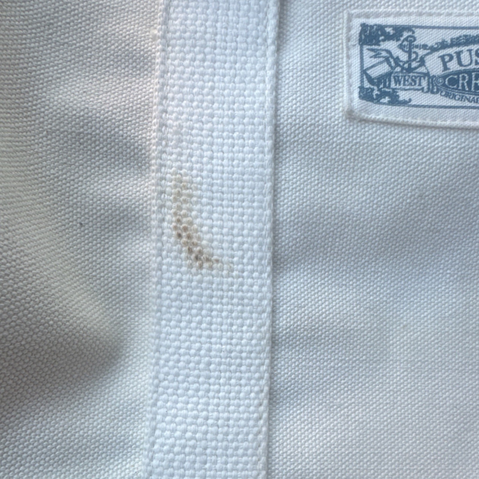 Pusser’s Logo Tote Bag Ivory/Navy