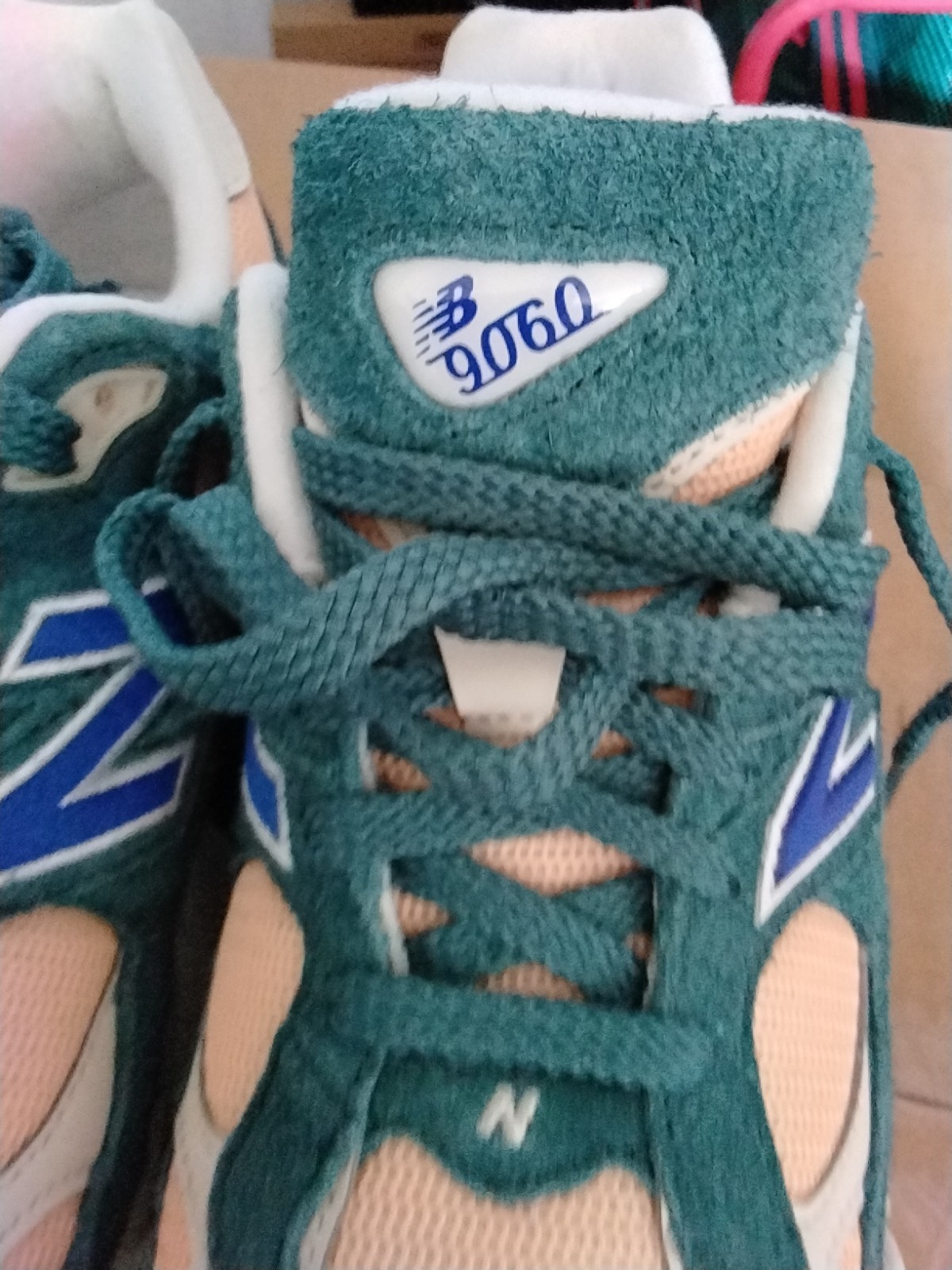 New Balance 9060 New Spruce Peach Blossom GC9060GP Womens MENS Size 7 NWOB