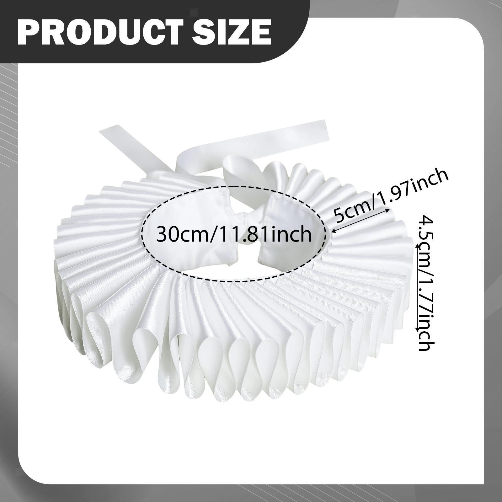 Kids Ruffled Neck Collar Artistic Photography Show Stage Costume Accessories
