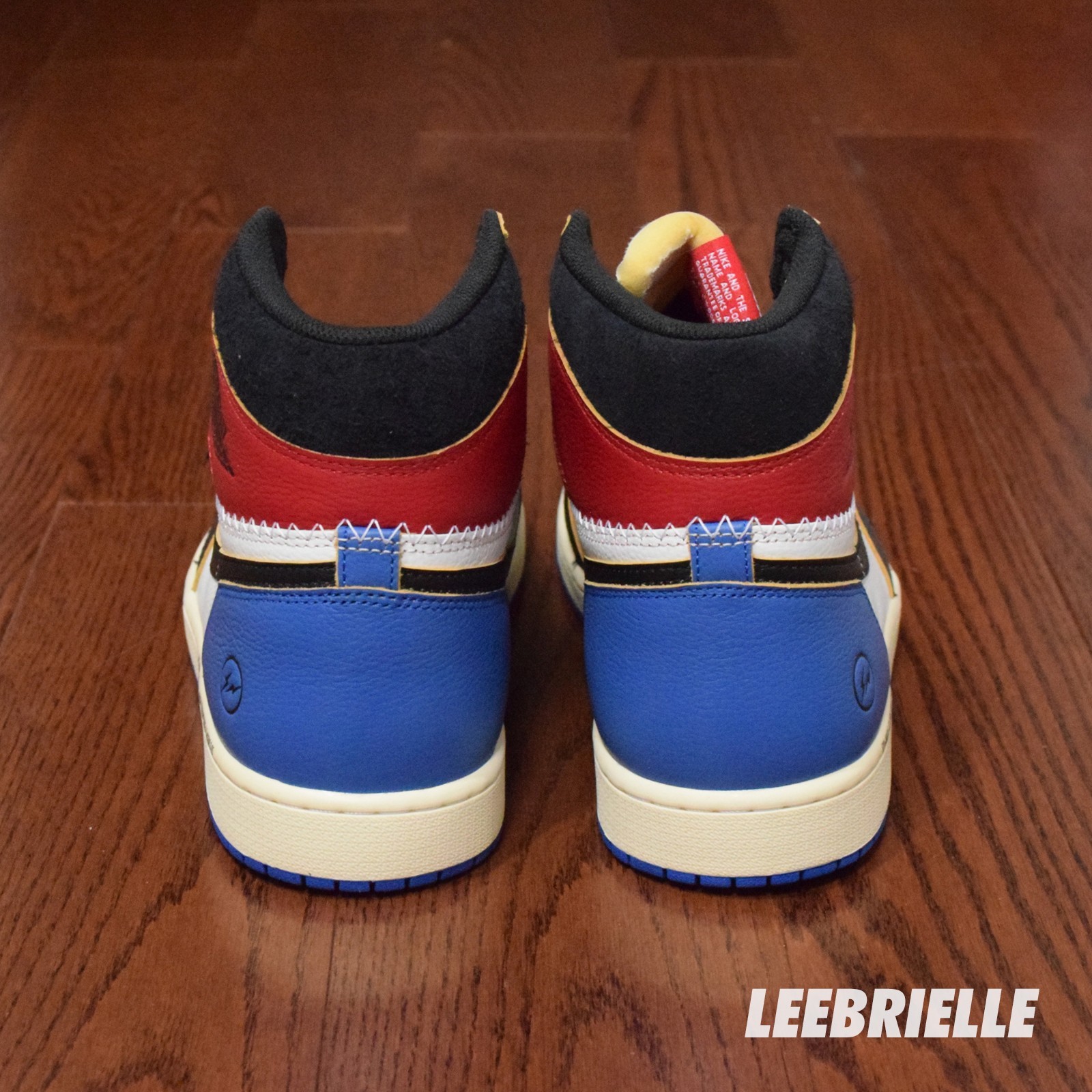 Air Jordan 1 Retro OG Fragment x Union LA Black Red Royal IO7847-002 Size 14