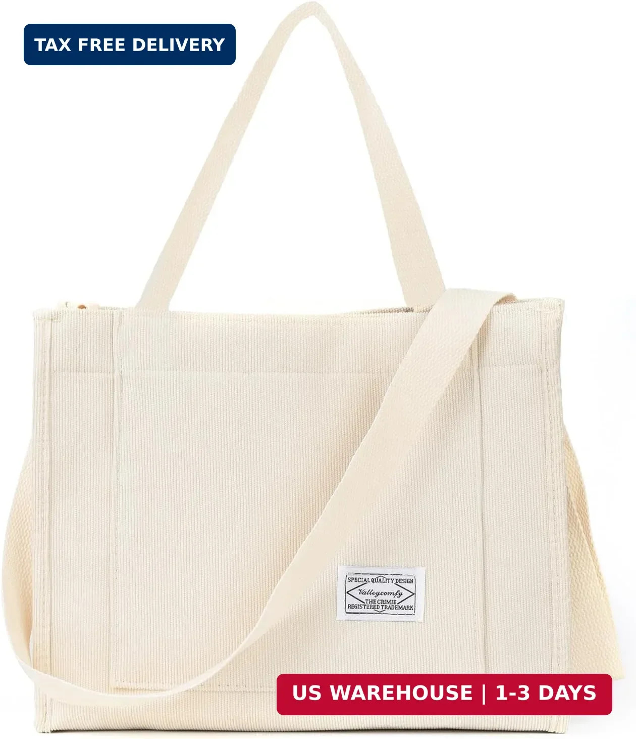 Corduroy Tote Bag for Women Travel Crossbody Bag | Purse Women Shoulder Bags Wor