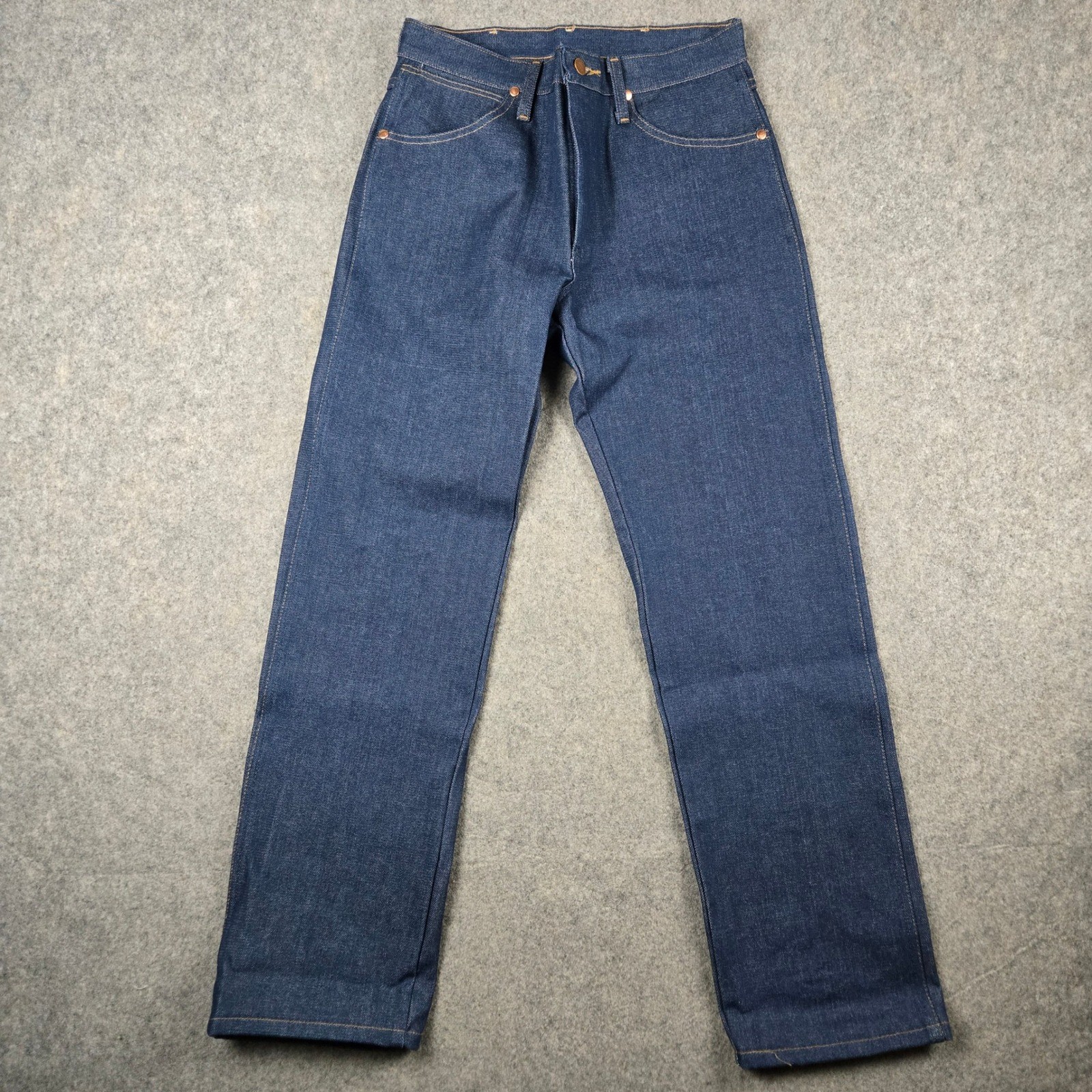 Wrangler 13MWZ Cowboy Cut Jeans Mens 29×30 Blue Denim Dark Wash Western Workwear
