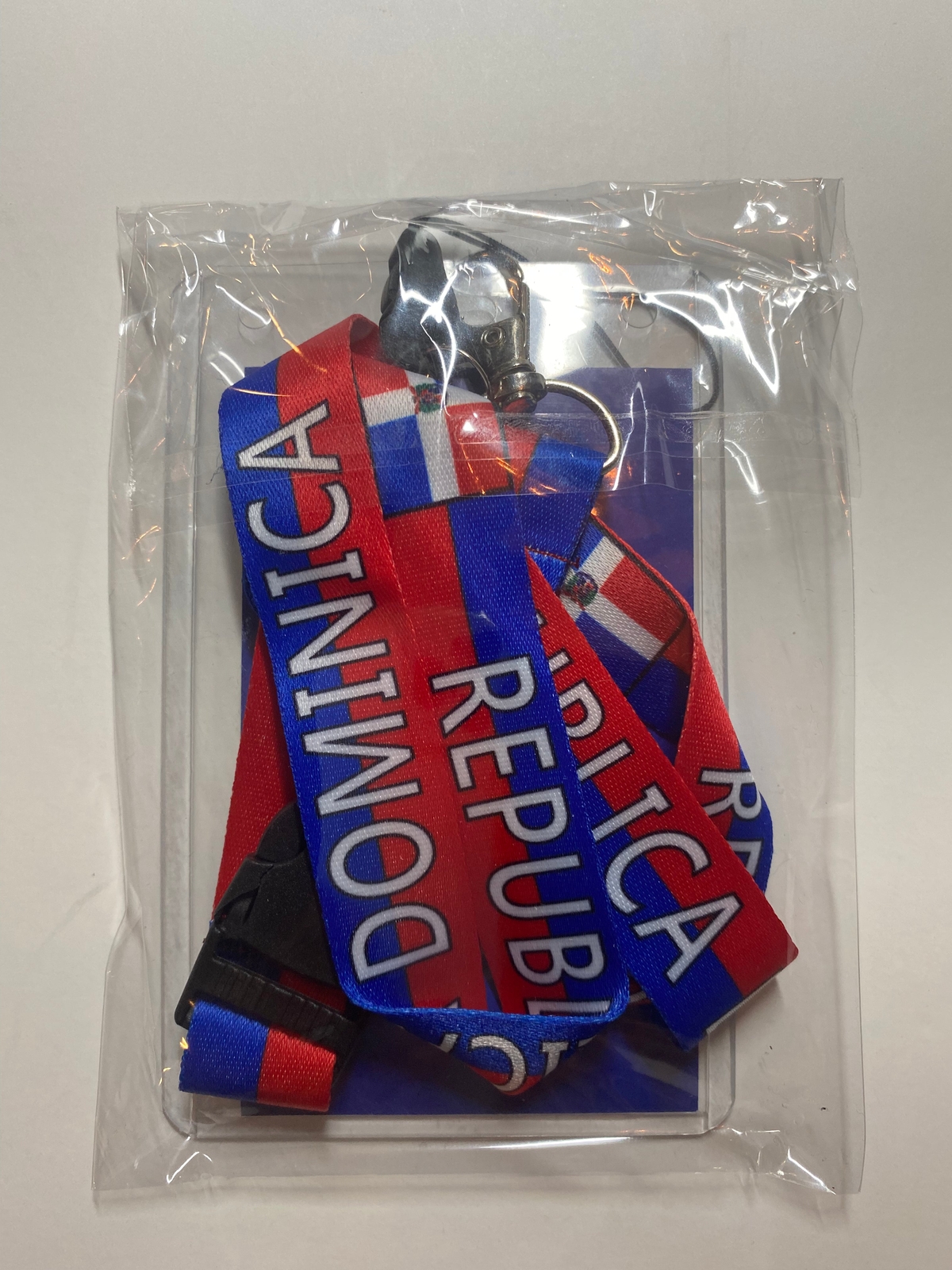 Dominican Republic Landyard with ID Holder FREE SHIPPING