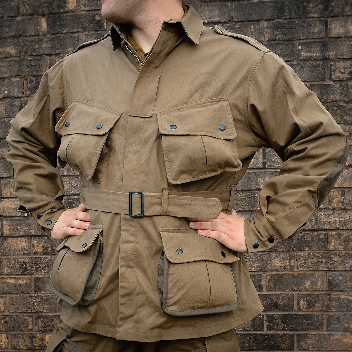 WW2 US Reinforced Airborne M1942 Jump Suit Jacket Paratrooper Repro All Sizes