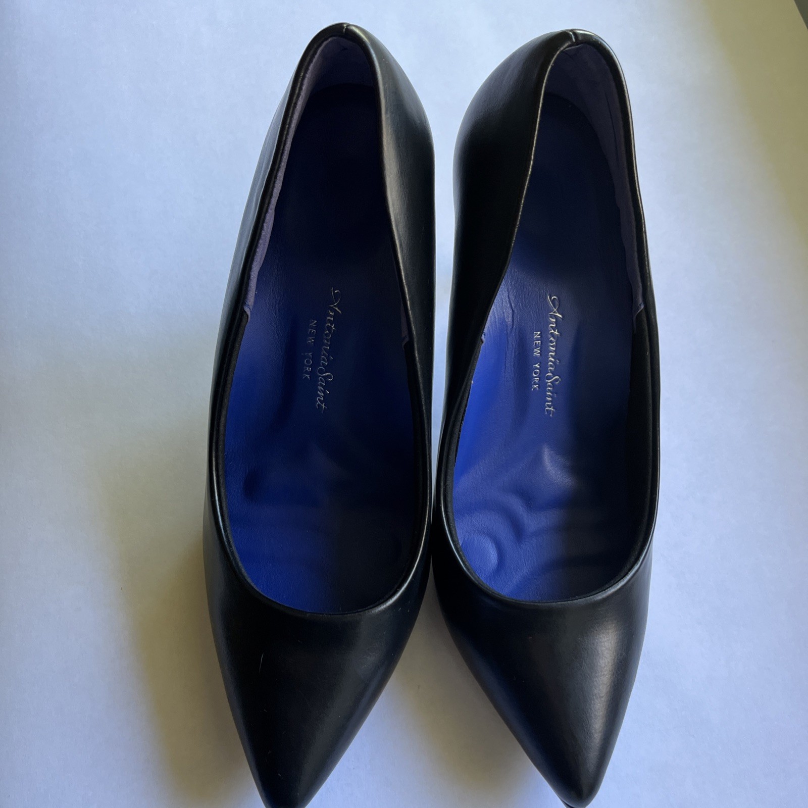 Antonia Saint New York Stiletto Black Classic Pump Designed in BrooklynSz 8, 0C8