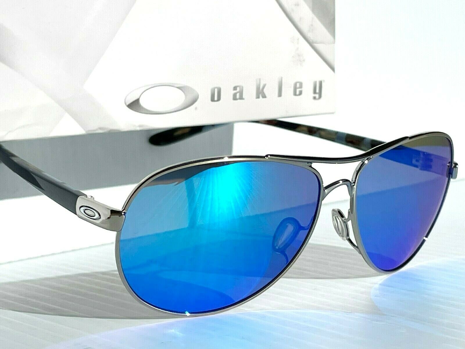 NEW Oakley FEEDBACK Polarized BLUE Replacement Lens- LENS ONLY SPECTRA US 4079