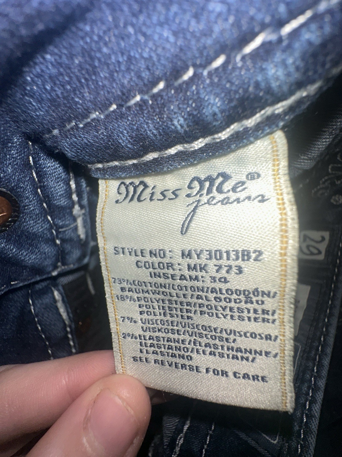 Miss Me Western Floral Border Bootcut Jeans Size 29