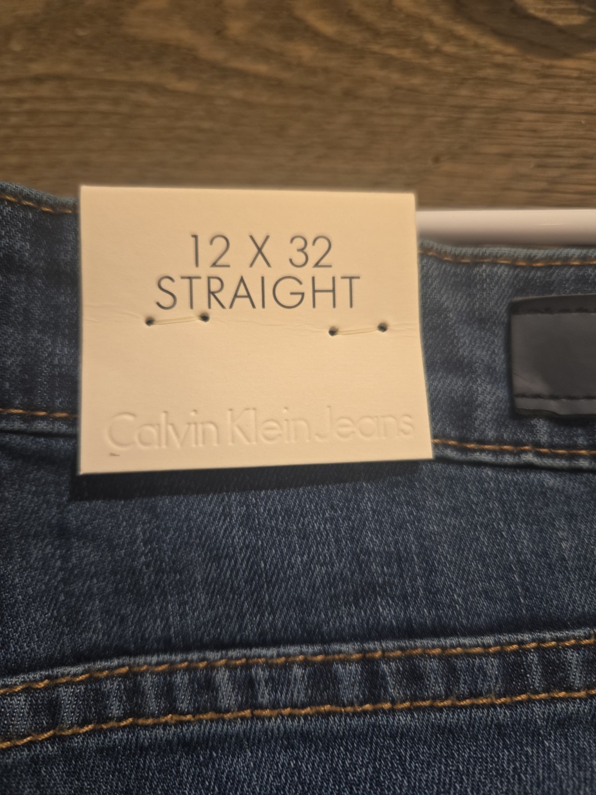 Womes Calvin Klein Straight Leg Jeans