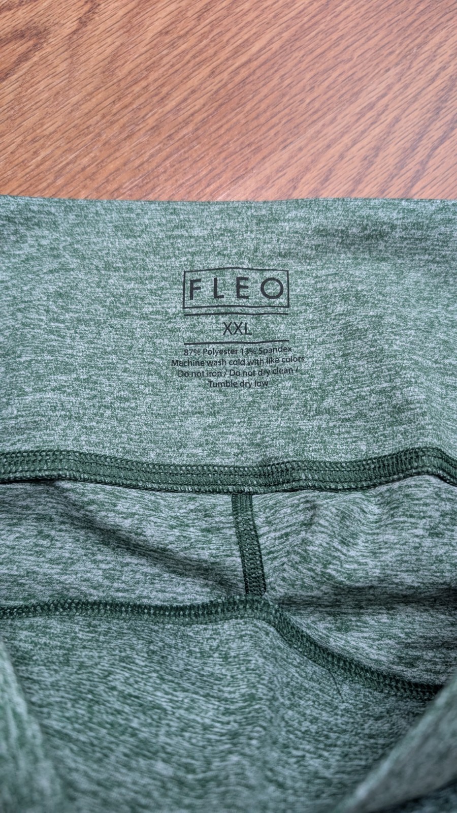 Fleo Shorts – V Waistband Shorts – Size XXL NWT – Evergreen