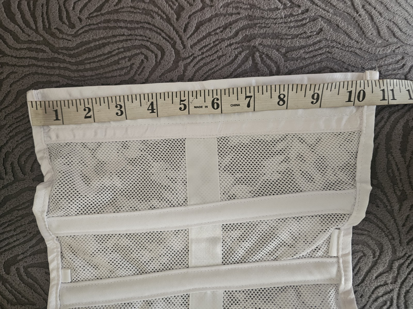 Corset Story White Dupion Mesh Lace Overlay Underbust Corset Size 34″