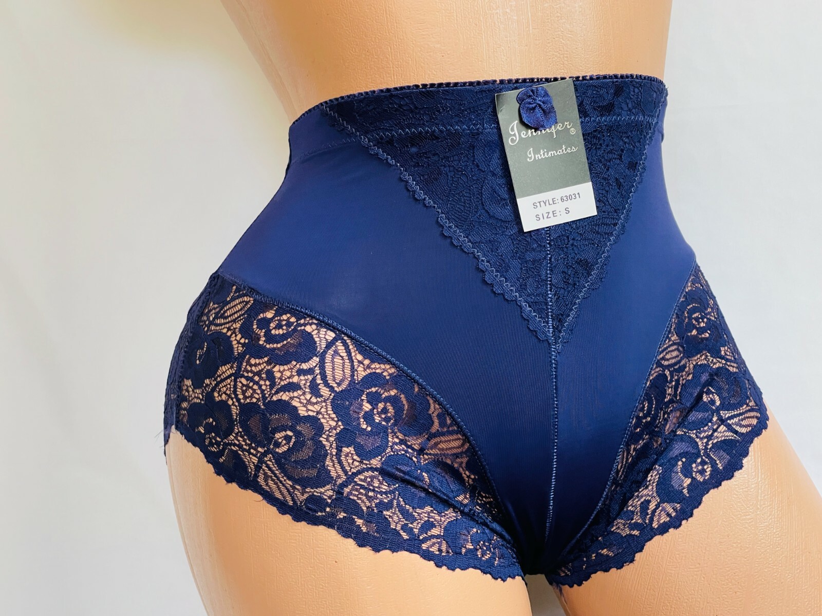 3-12 High Waisted Briefs Tummy Control Shaper Lace Bikini Panties 63031 S-5X LOT