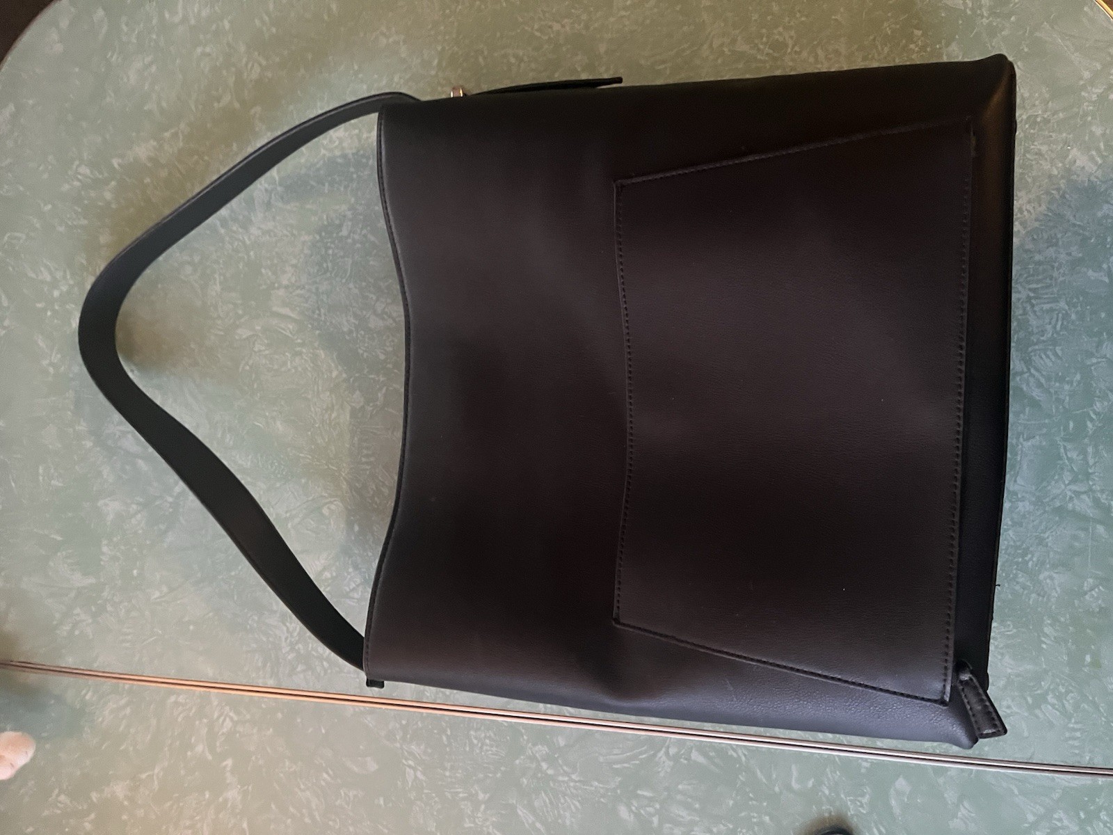 BEIS Wicked Tote Bag Black Missing Card Holder Light Wear On Bottom