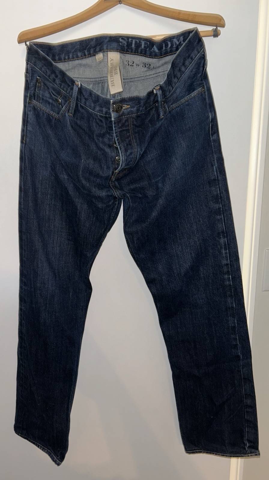 Burberry Brit Steadman Denim Jeans Mens 32 X 32