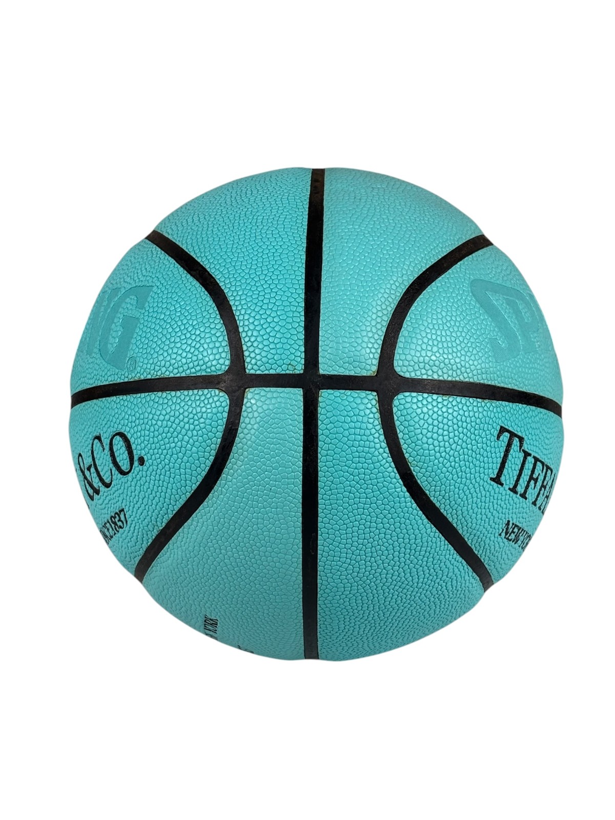 Size OS – Tiffany & Co. Spalding Teal Basketball / Pre-Owned