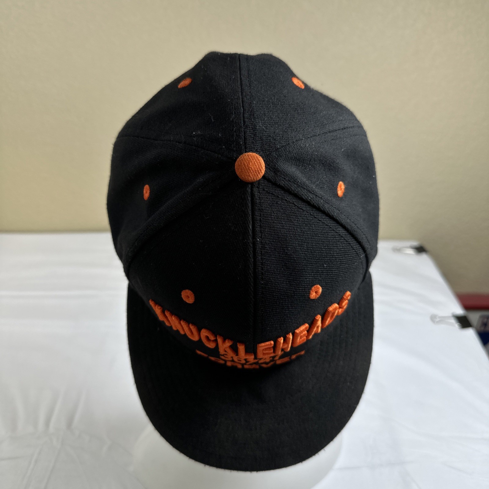 KNUCKLEHEADS 36/47 FOREVER Embroidered PTS 65 Baseball Cap Black 7 5/8