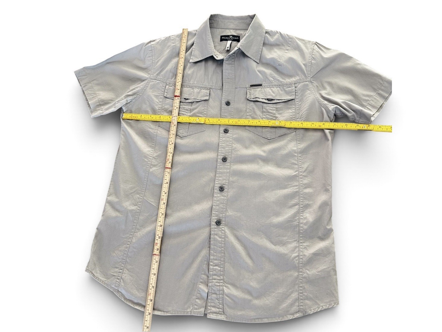 Marc Ecko Cut & Sew Men’s Short Sleeve Button-Down Shirt