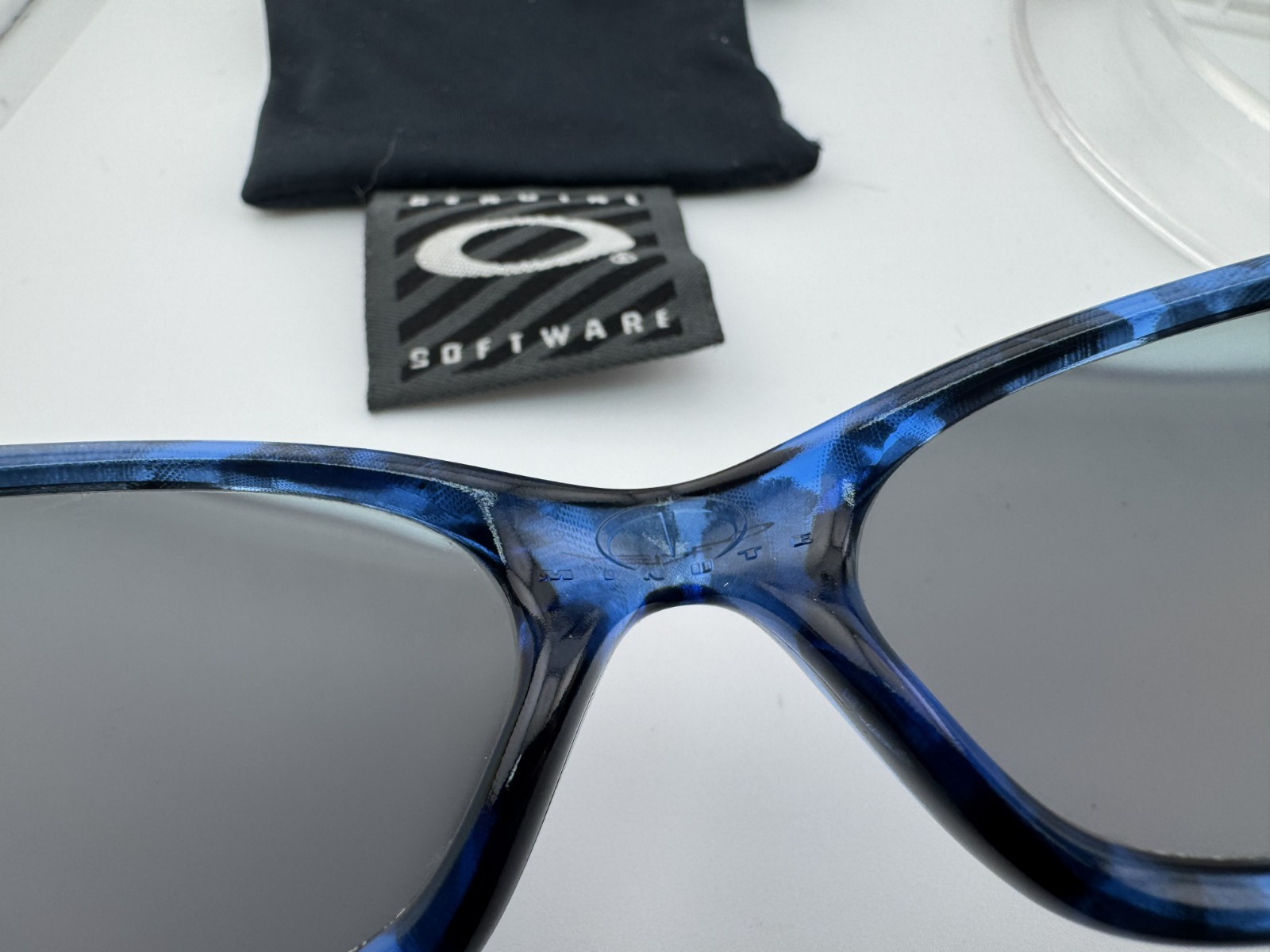 OAKLEY MINUTE GEN 2 BLUE TORTOISE ICE IRIDIUM POLARIZED SUNGLASSES 12-812 RARE