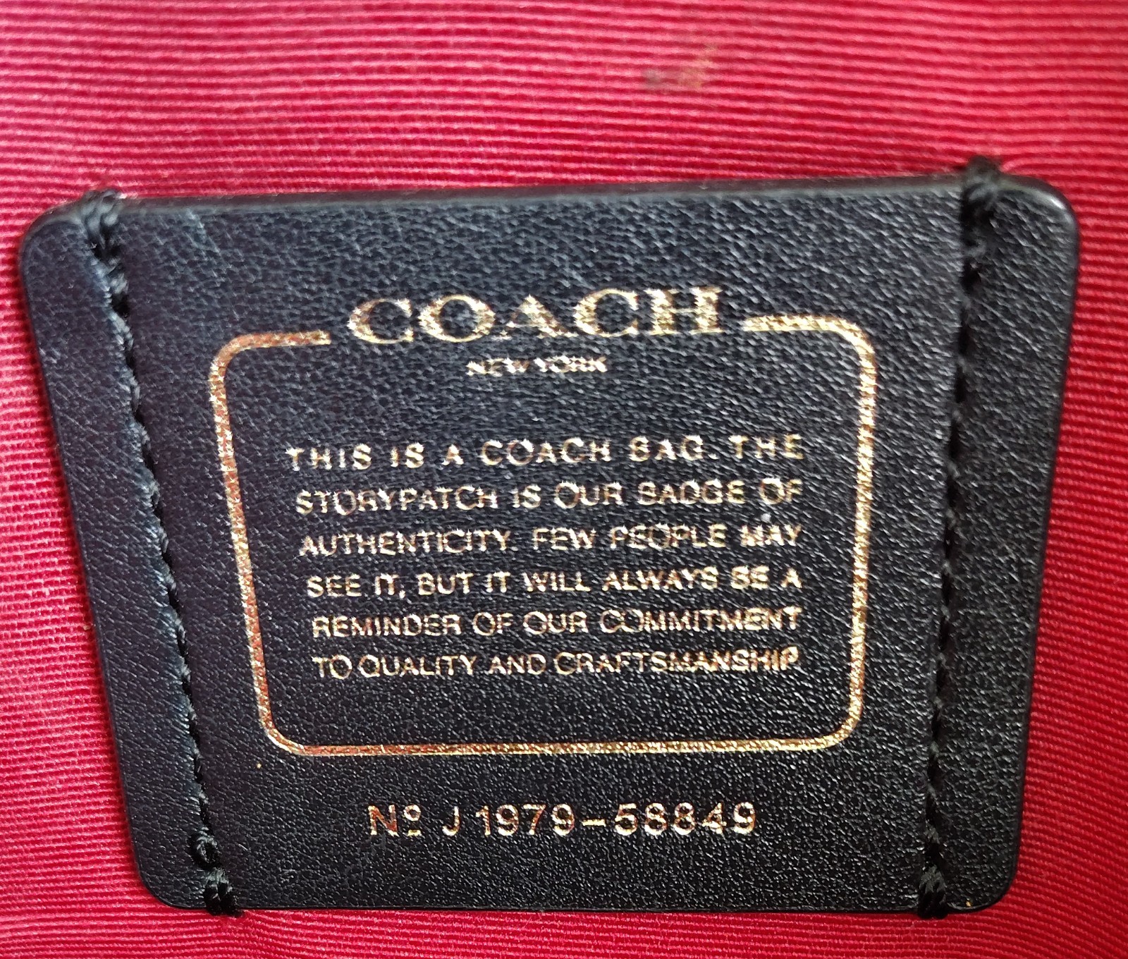 Coach LARGE 58849 Black Market Leather Turnlock Tote/Shoulder Bag