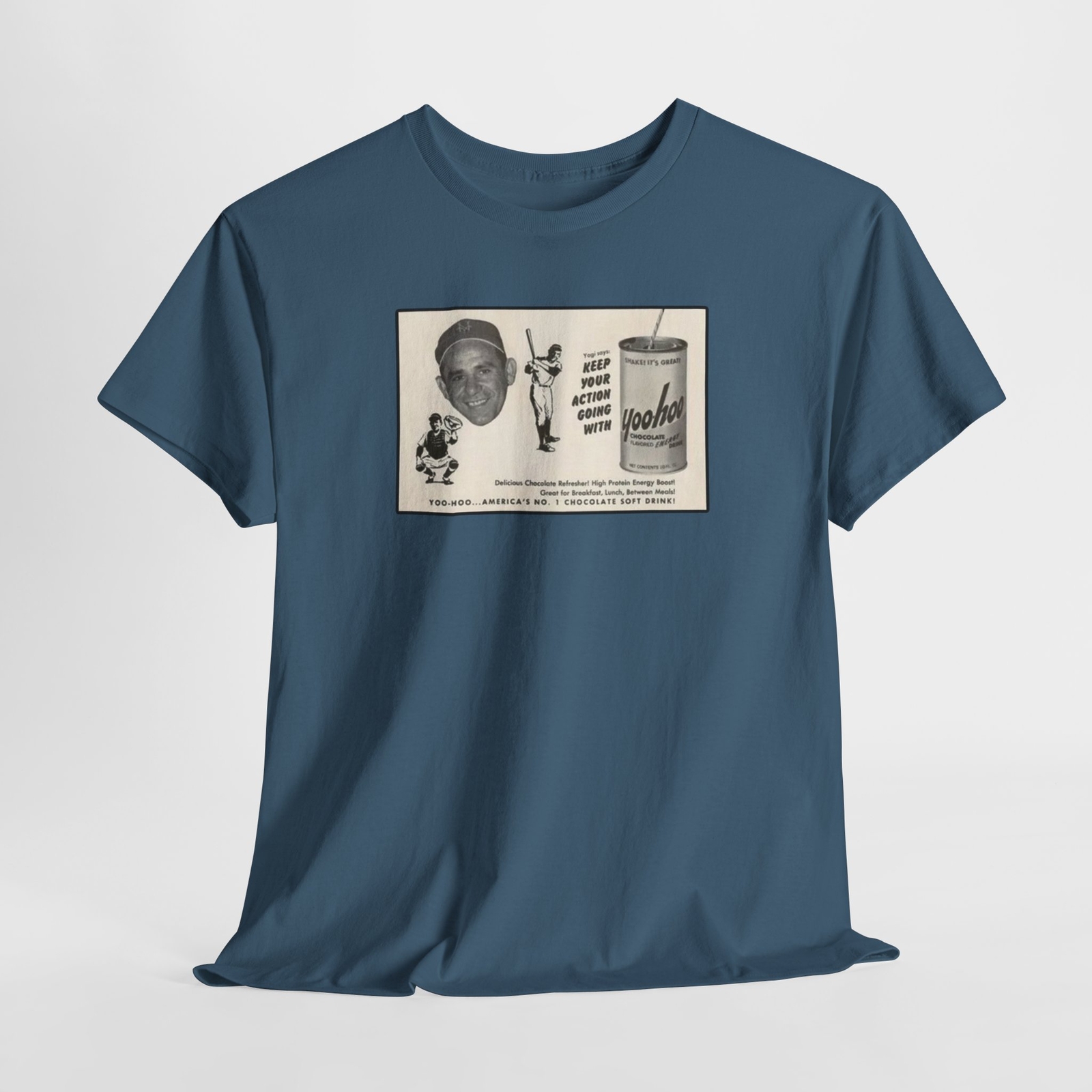 Vintage Style YooHoo Chocolate Drink Yogi Berra Unisex T-Shirt Retro Graphic Tee