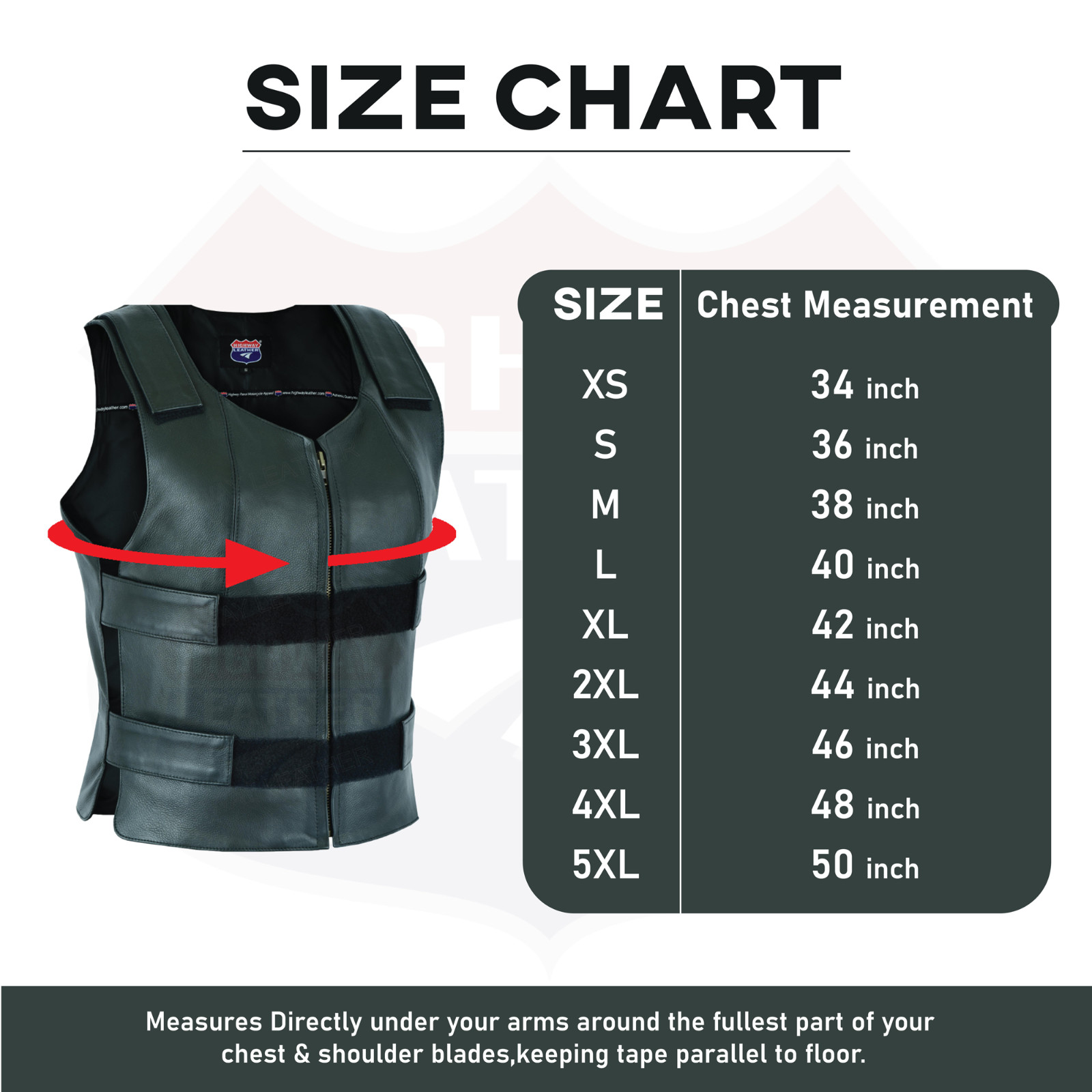 HL14945 Women Bullet Proof style Leather Motorcycle Vest-bikers Club