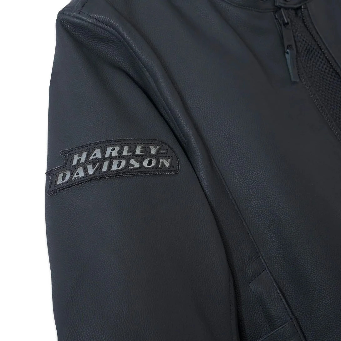 Harley-Davidson® Paradigm Triple Vent System 2.0 Men Leather Jacket Sz 2XL 98003