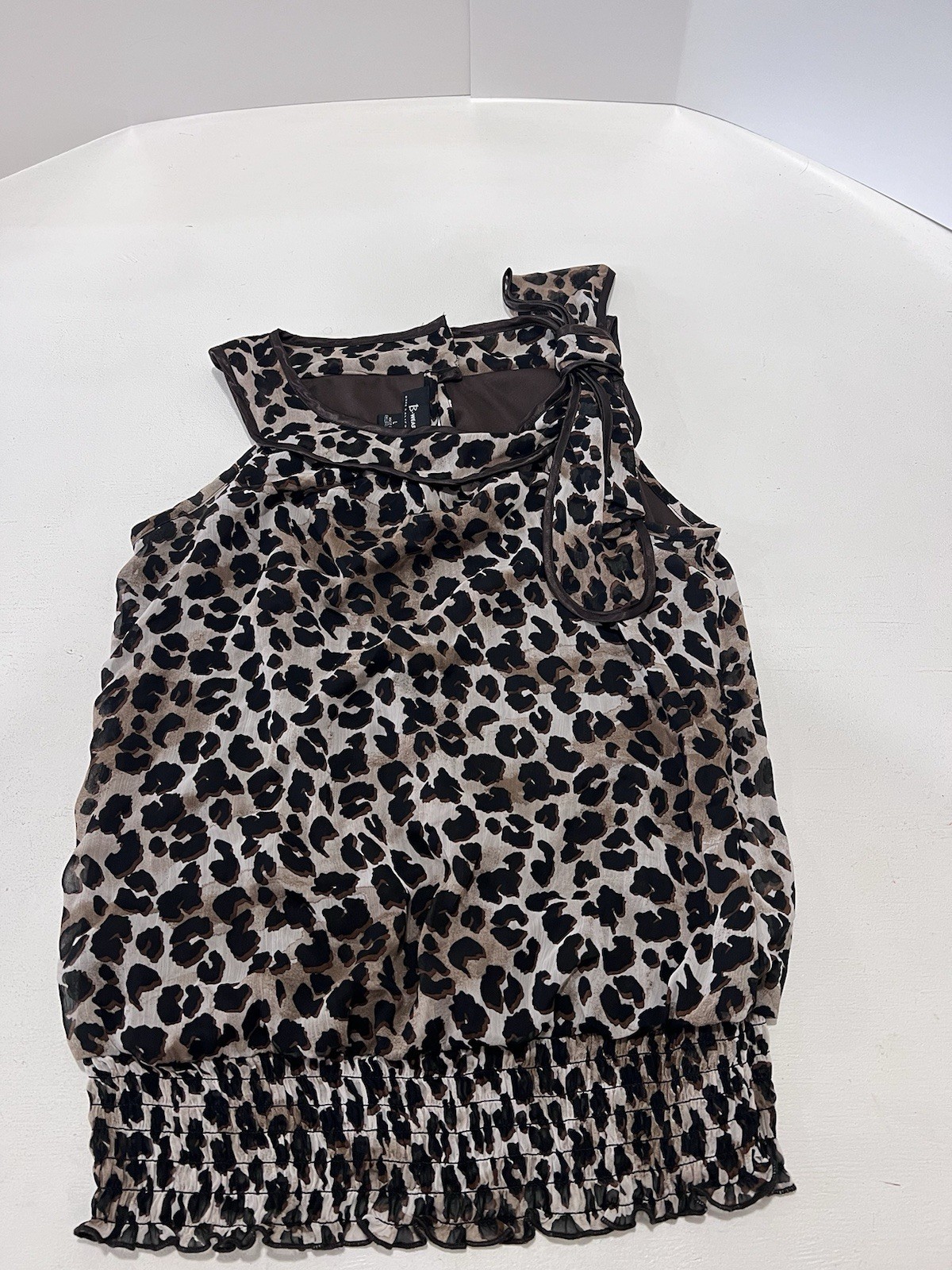 Women’s Shirt Size L Brown Black ￼ Leopard B Wear