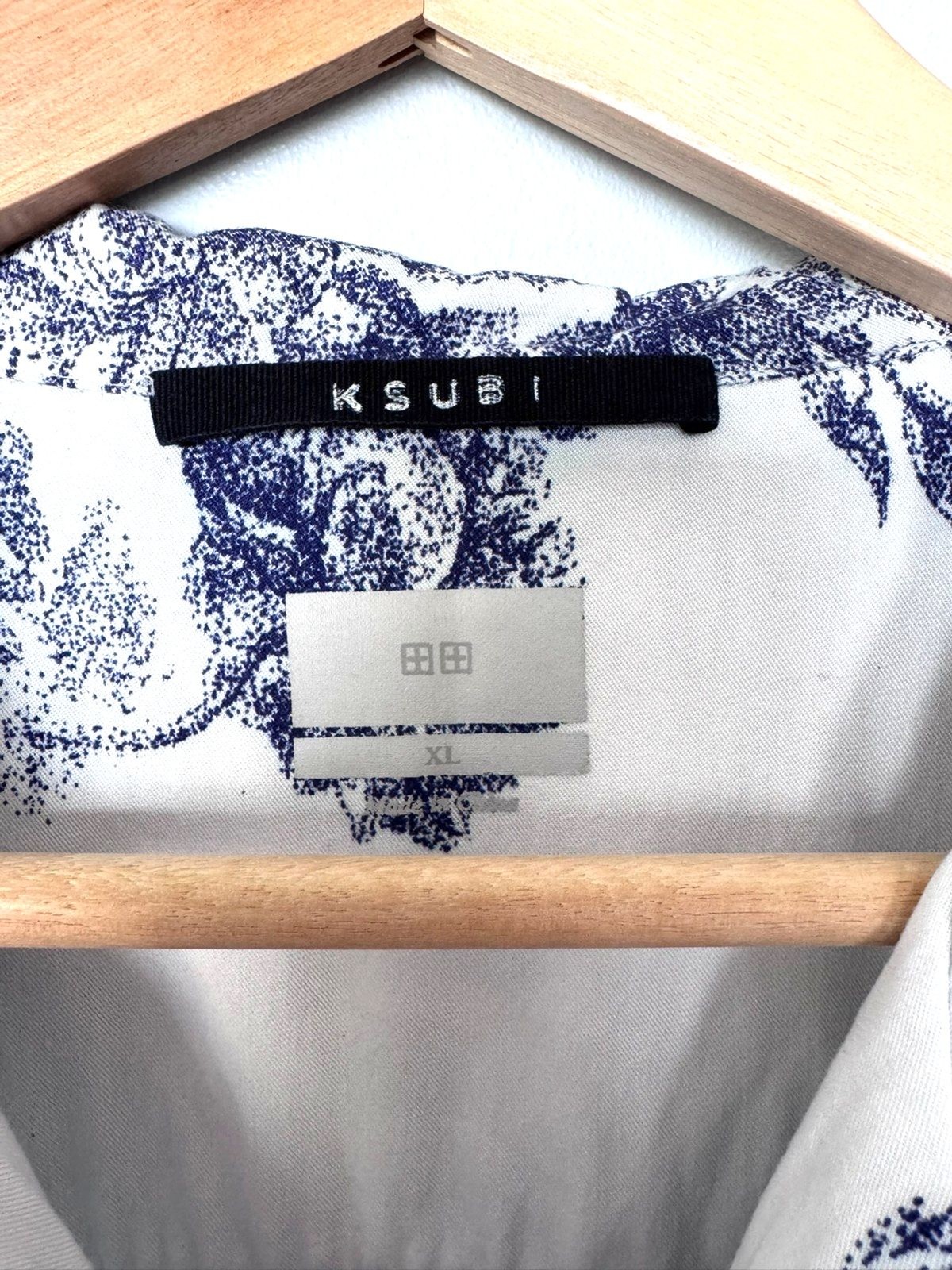 Ksubi Skull Billiard Camp Floral Hawaiian Summer Short Sleeve Button Down XL