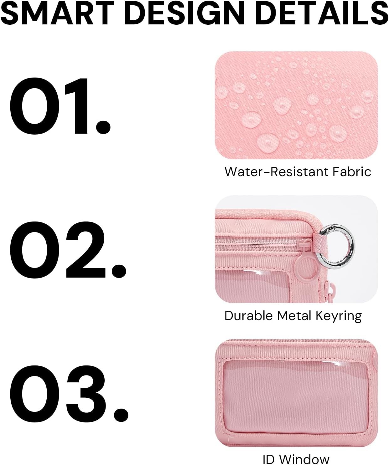 Lightweight Nylon Wristlet Wallet for Women – Perfect for Travel & Errands