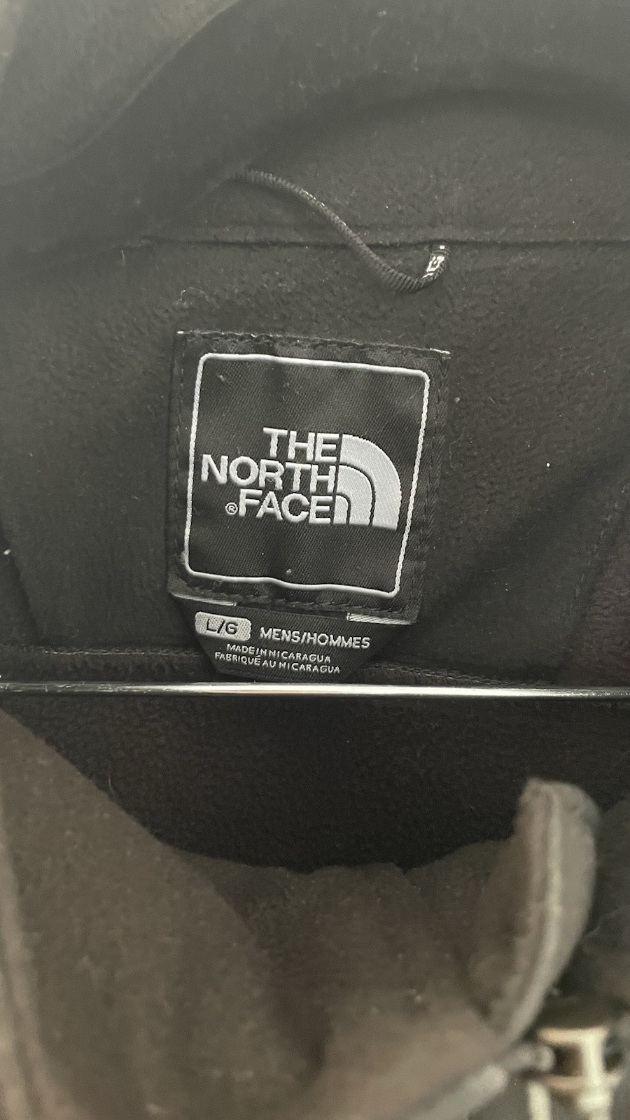 The North Face Men’s Black Soft Shell Jacket Full Zip with Chest Pocket Size L