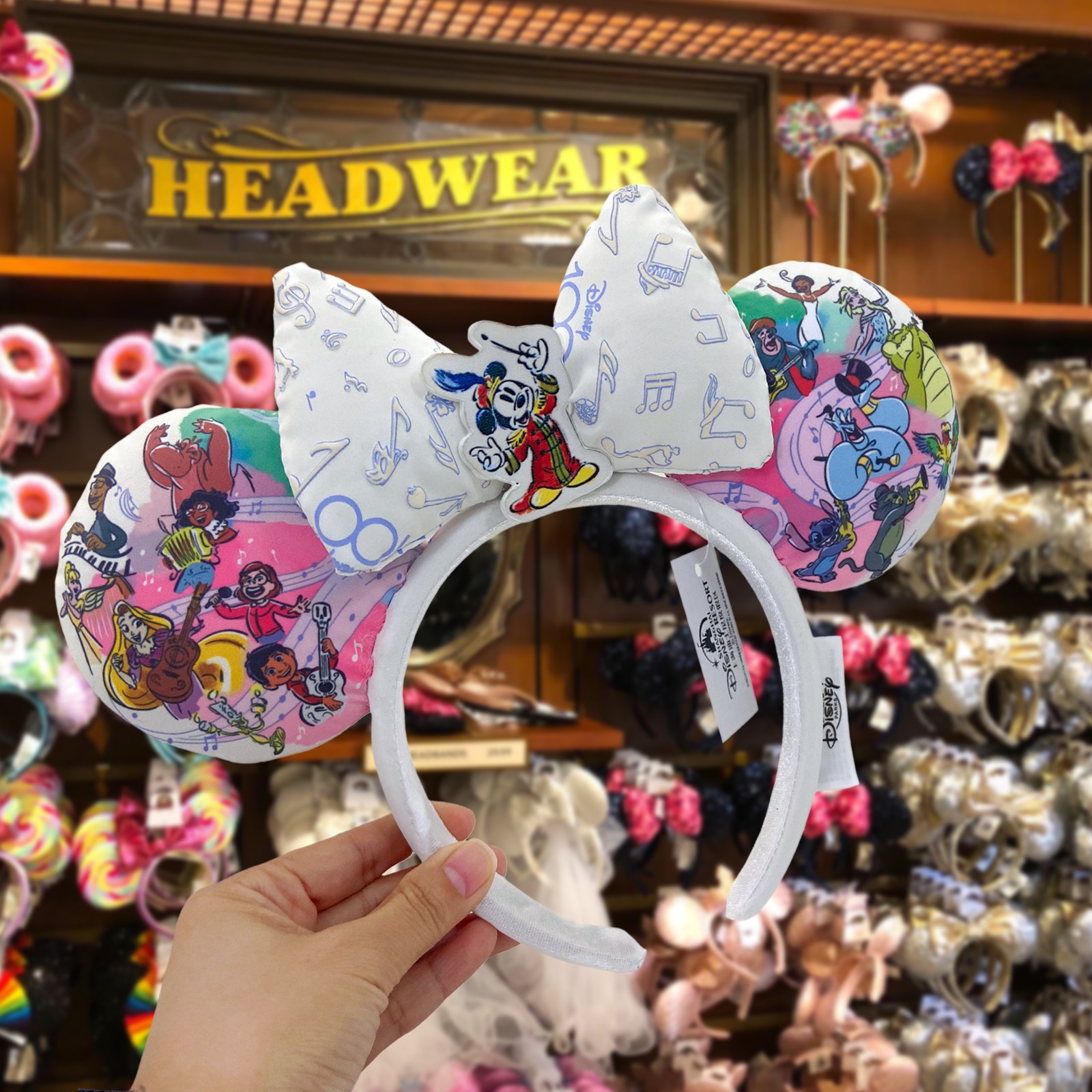 Disney’s Headband Music Mickey & Friends Ears Special Moments 100 Years US Stock