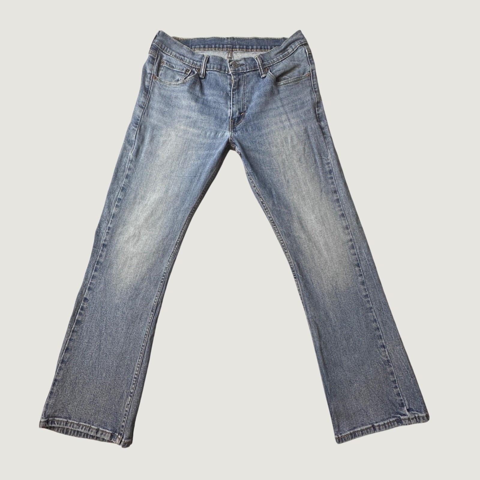 Levi’s 527 Jeans Mens 33×30 (32×27) Blue Slim Bootcut Stretch Denim Western