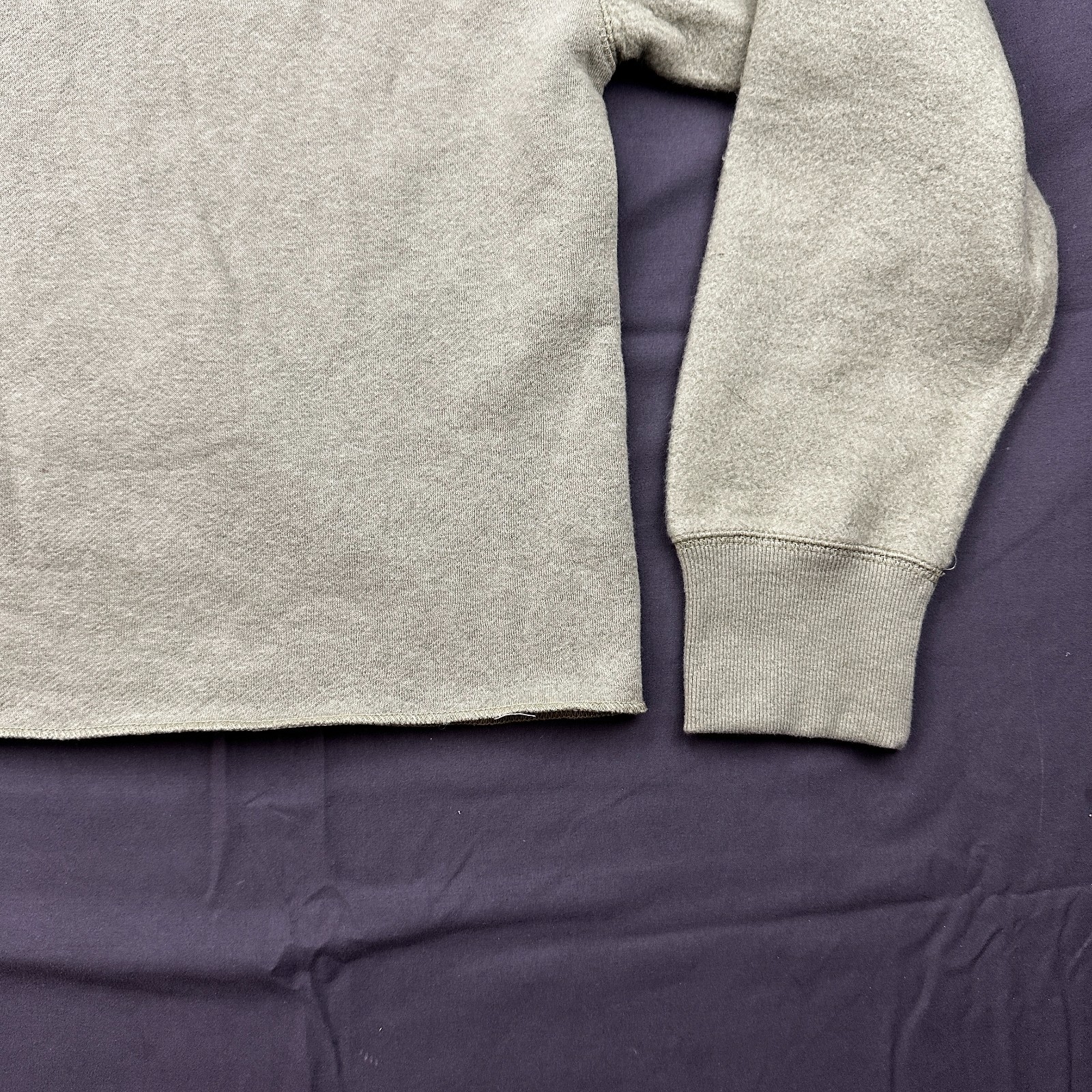 League Collegiate Sweatshirt Womens Medium Sage Green Montana Logo Fleece Lined