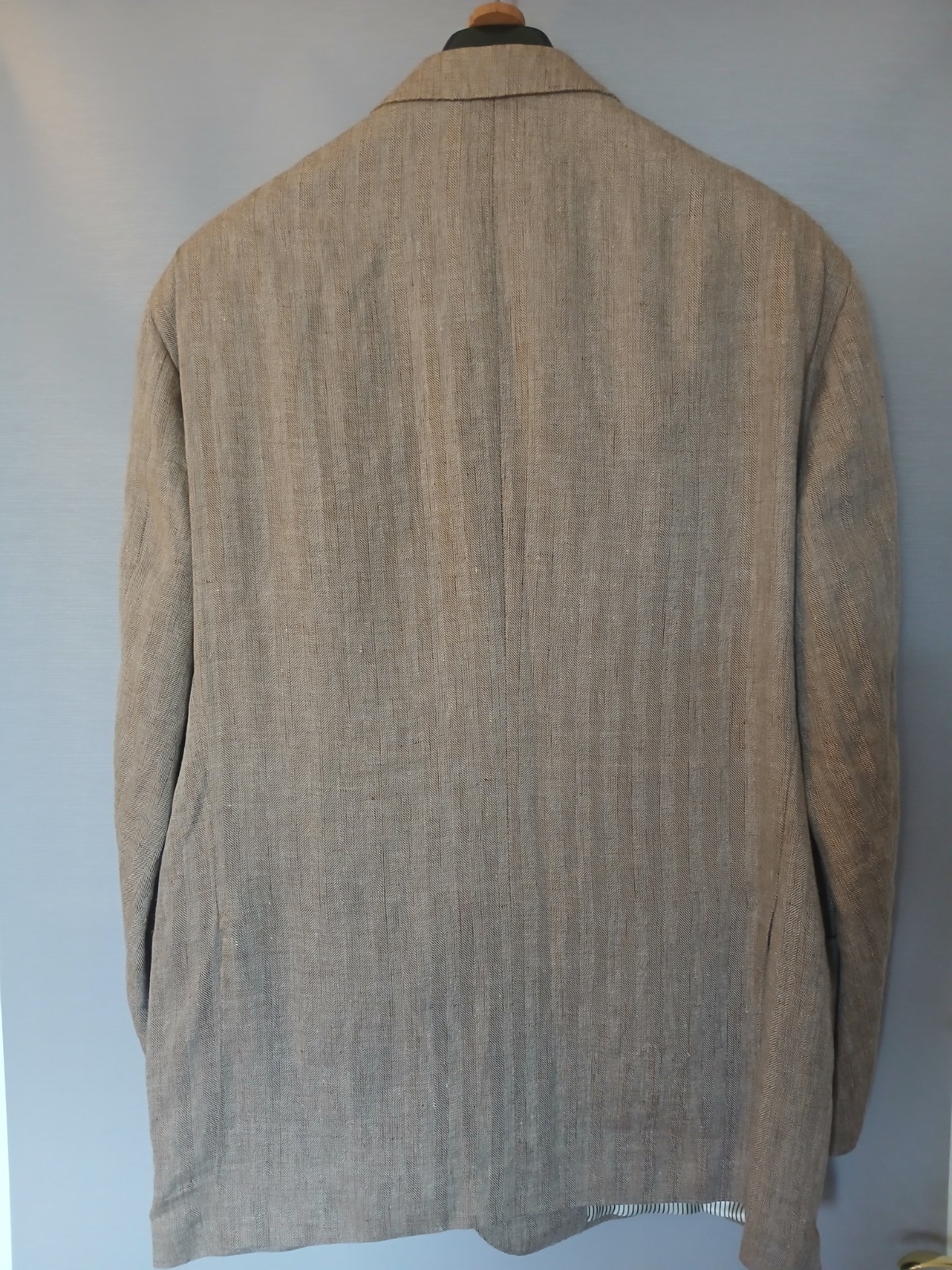 Corneliani Beige 100% Linen Sport Coat 54 R (IT) 44 (US) – Made In Italy
