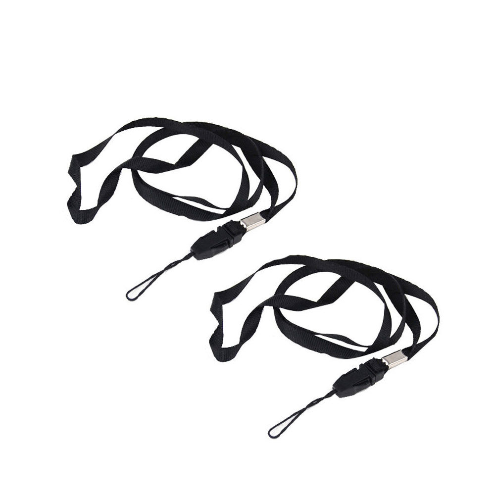 10pcs Black Neck Straps Lanyards For Camera Cell Phone MP3 ID Card Badge Holder