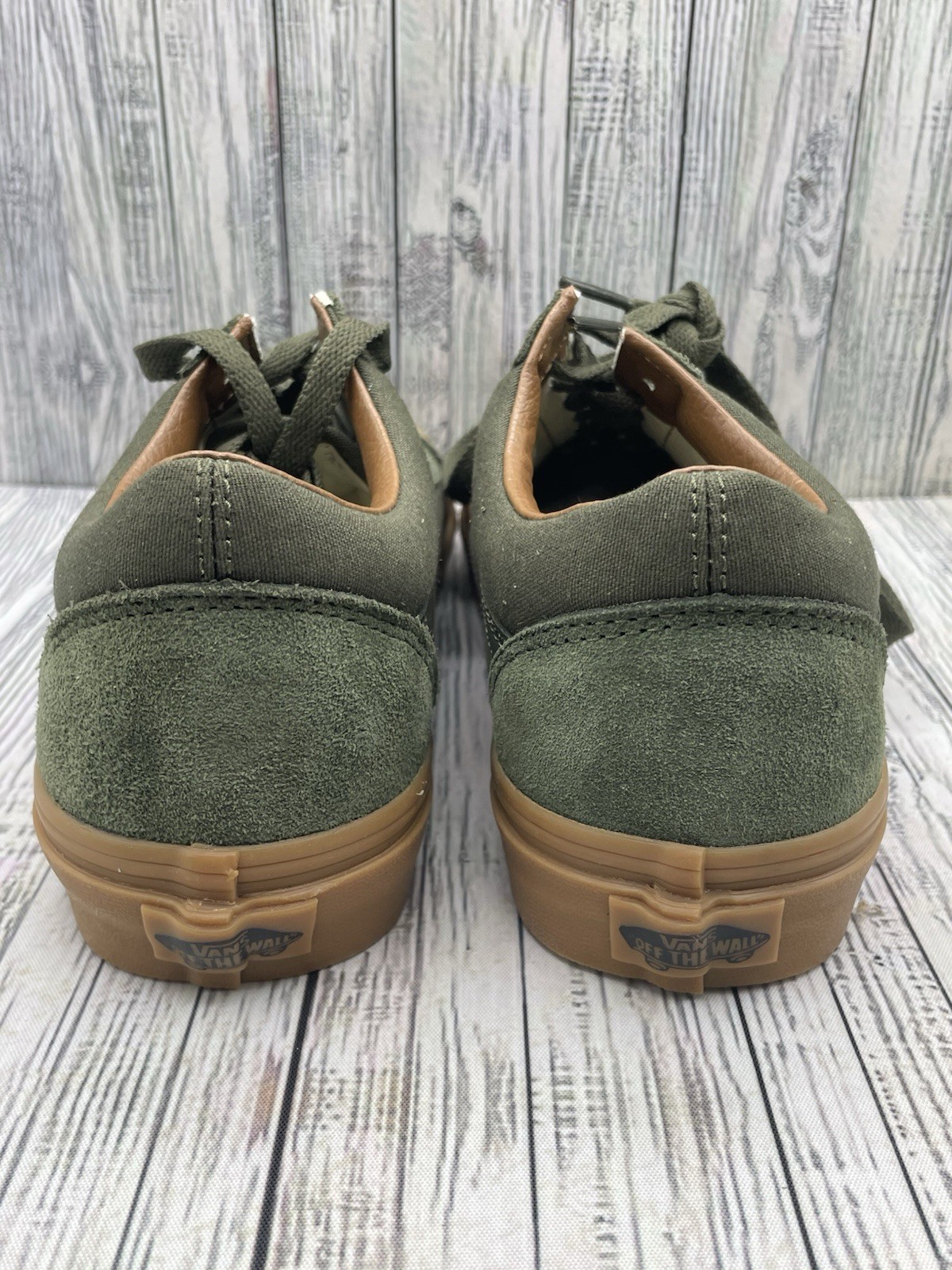 Vans Adult Unisex Off The Wall Green Casual Sneakers Men 8/Women 9.5 New